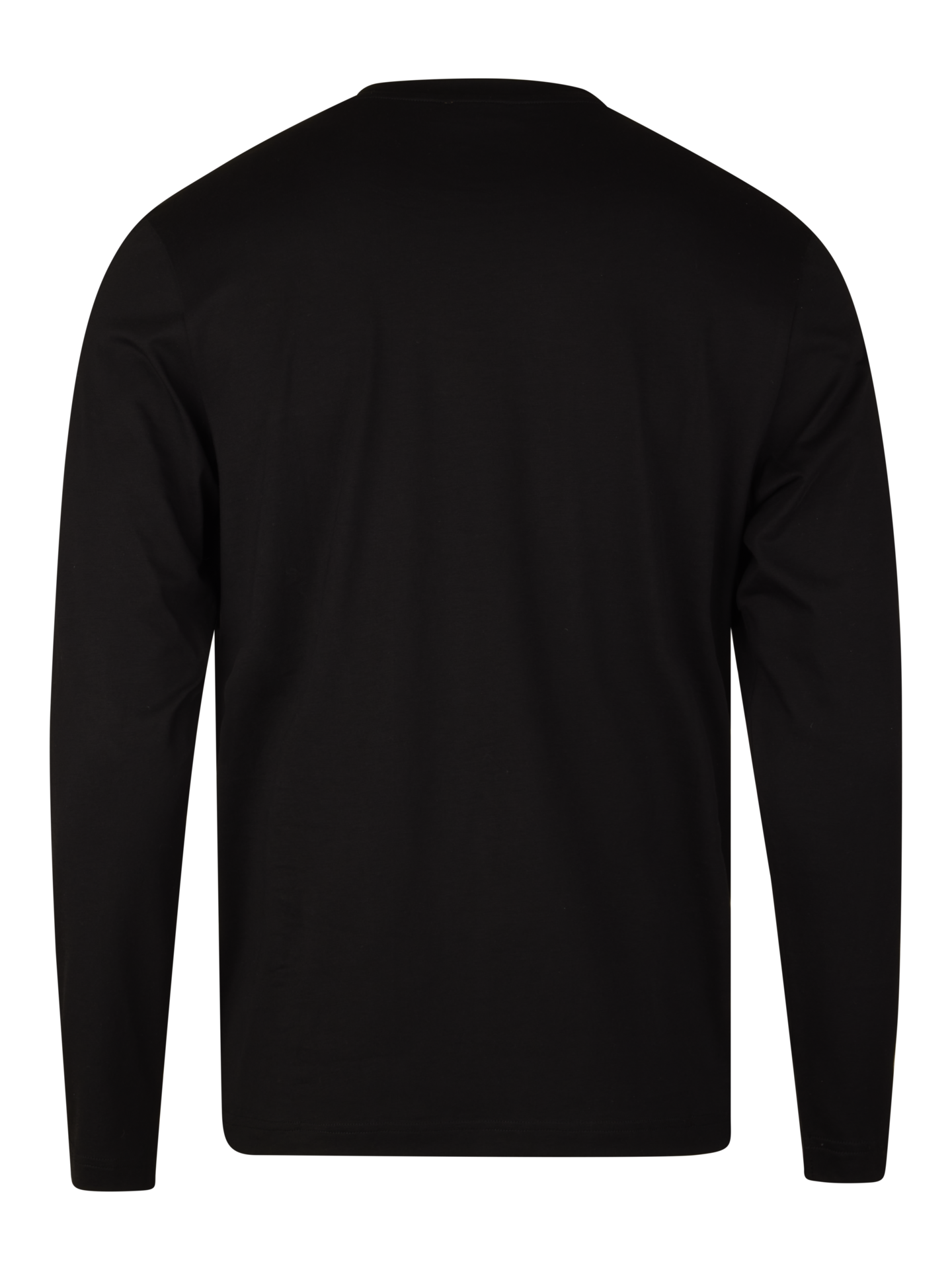 Svart Långärmad T-Shirt