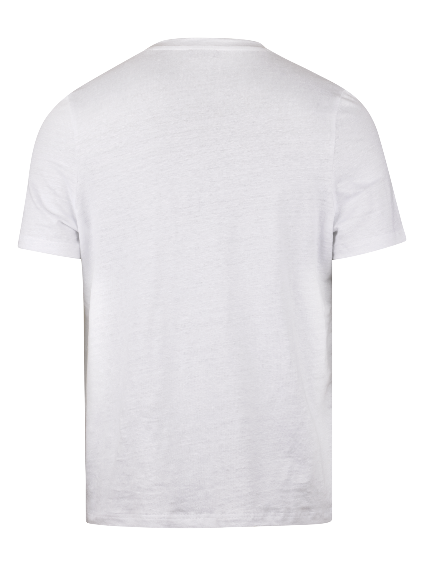 White Linen T-Shirt 