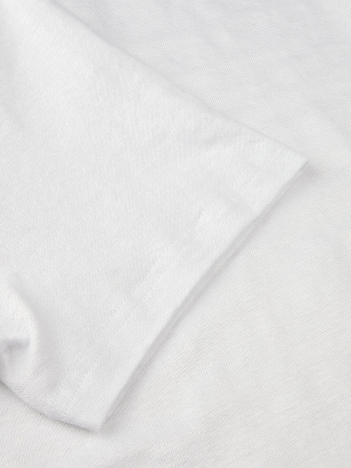 White Linen T-Shirt 