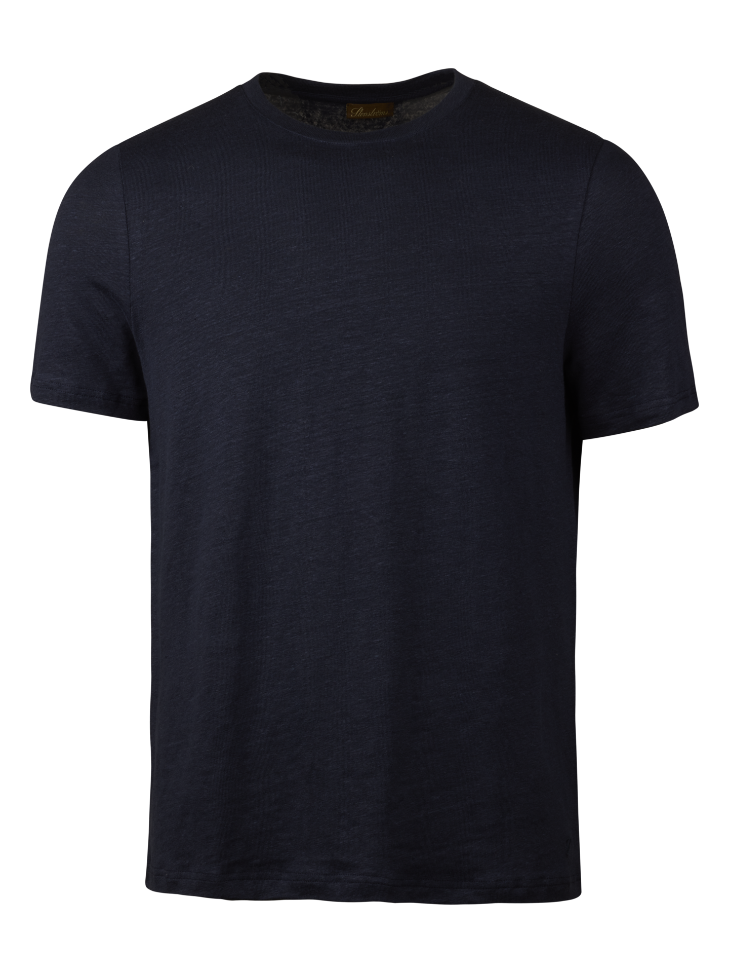 Stenströms Marinblå Linne T-Shirt | Herr | Pikéer & T-shirts | Storlek: M | Marinblå | Enfärgad | Kort Ärm