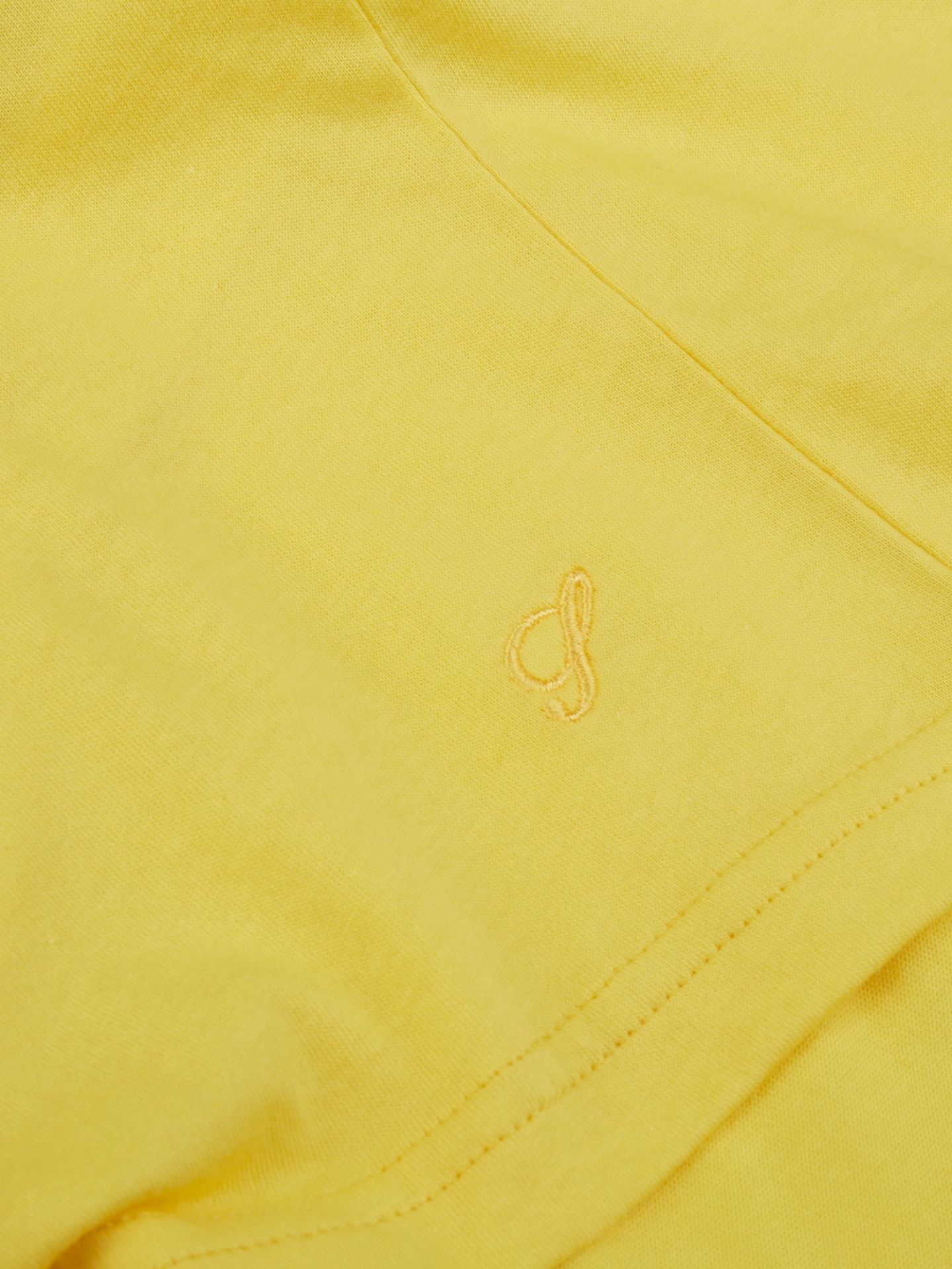 Yellow Cotton T-Shirt 