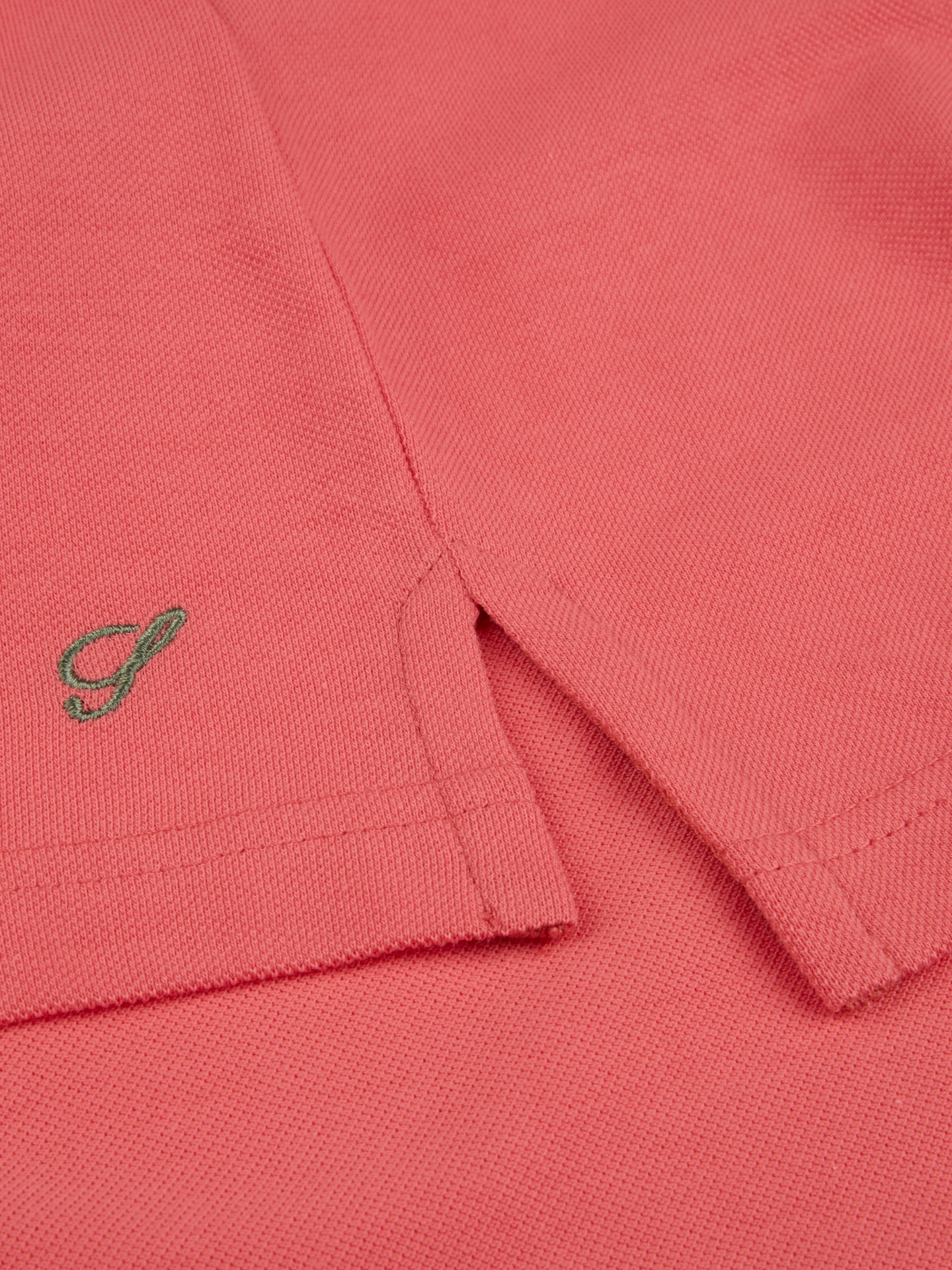 Red Contrast Polo Shirt 