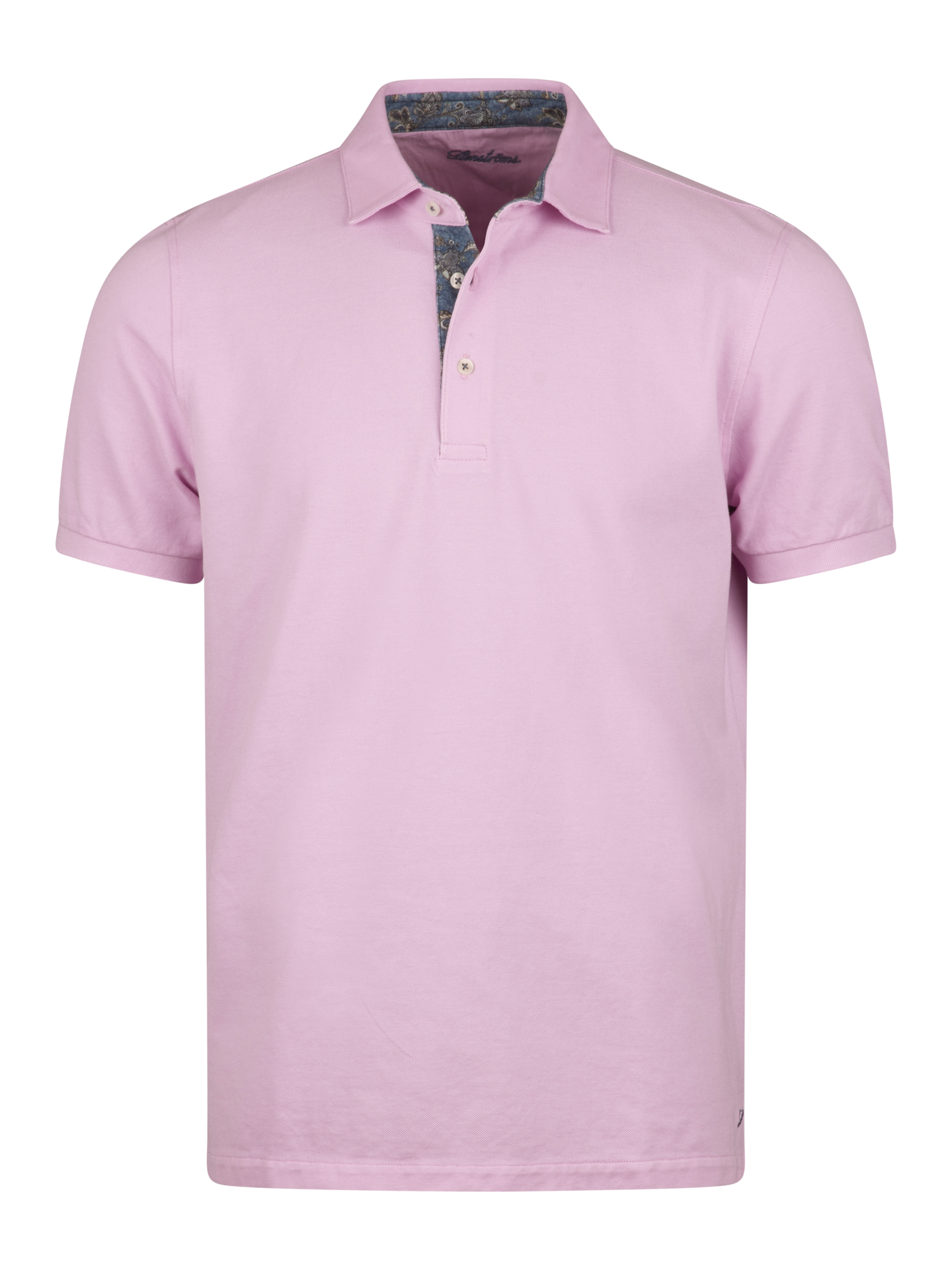 Stenströms Light pink Contrast Polo Shirt | Men | Polos & T-shirts | Size: M | Light pink | Solid | Short Sleeves
