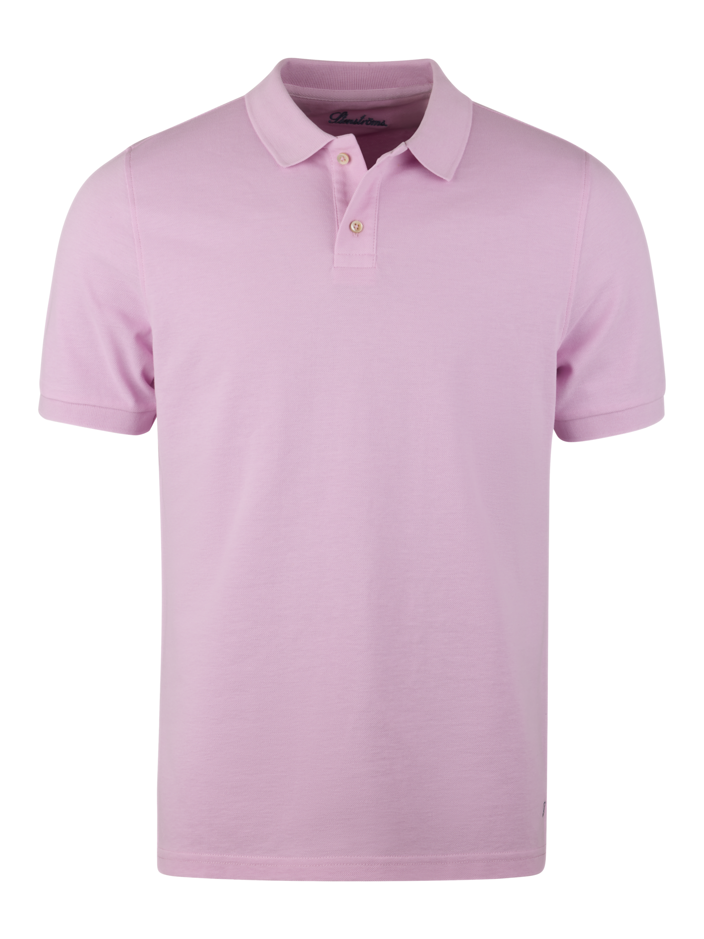 Stenströms Ljusrosa Pikétröja | Herr | Pikéer & T-shirts | Storlek: S | Ljusrosa | Enfärgad | Kort Ärm