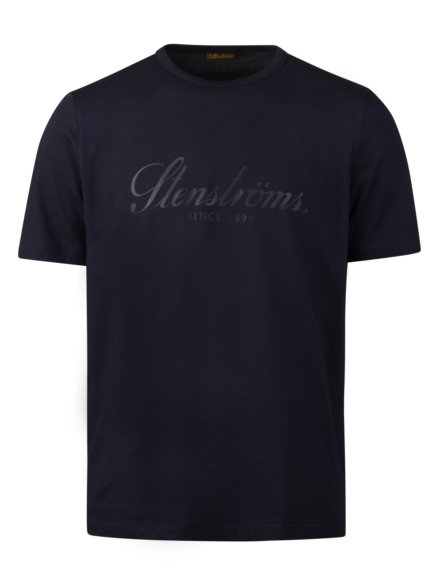 Stenströms Marinblå Bomulls T-Shirt | Herr | Pikéer & T-shirts | Storlek: 3XL | Marinblå | Enfärgad | Kort Ärm