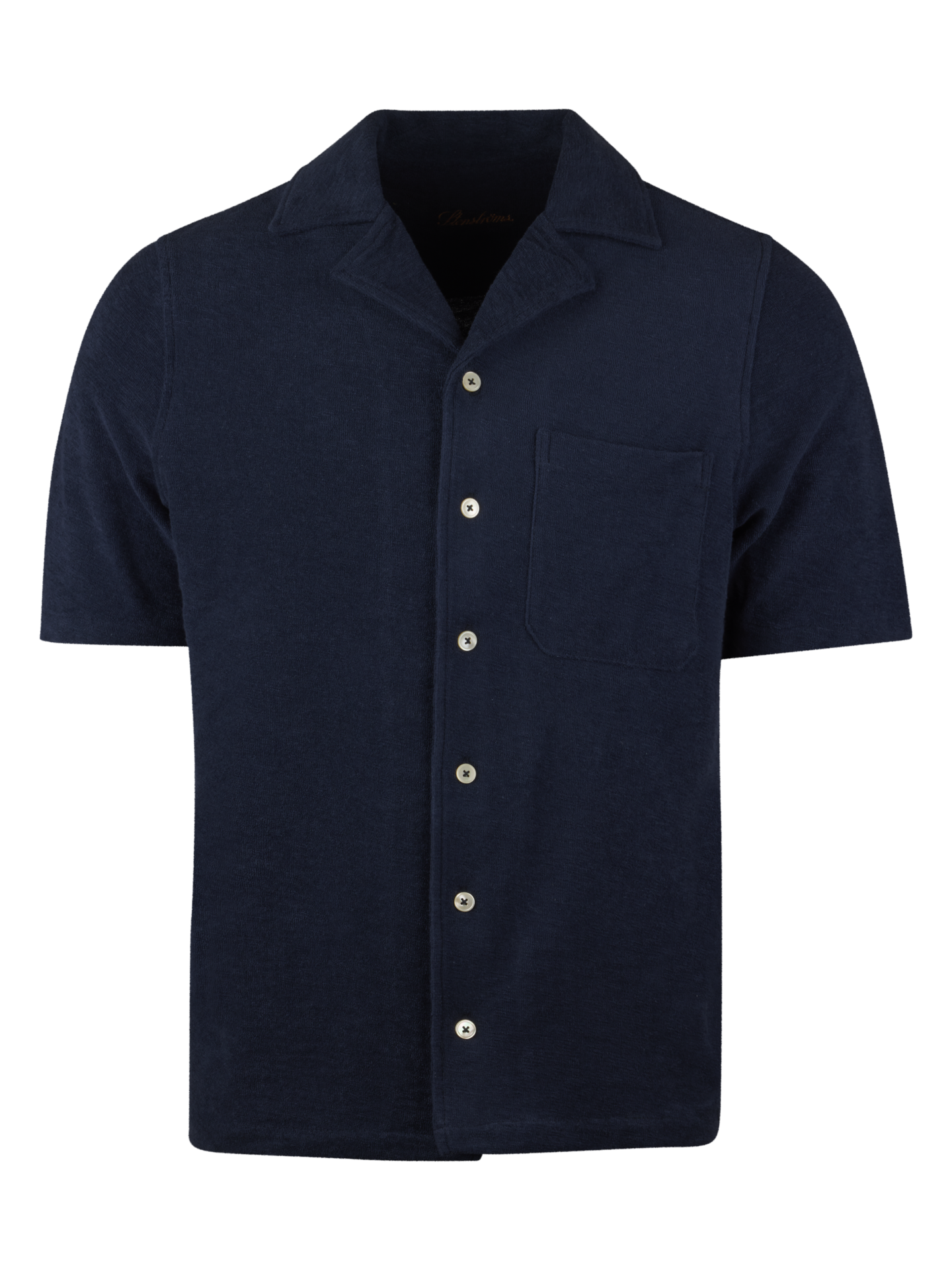 Dark blue Terry Polo Shirt 