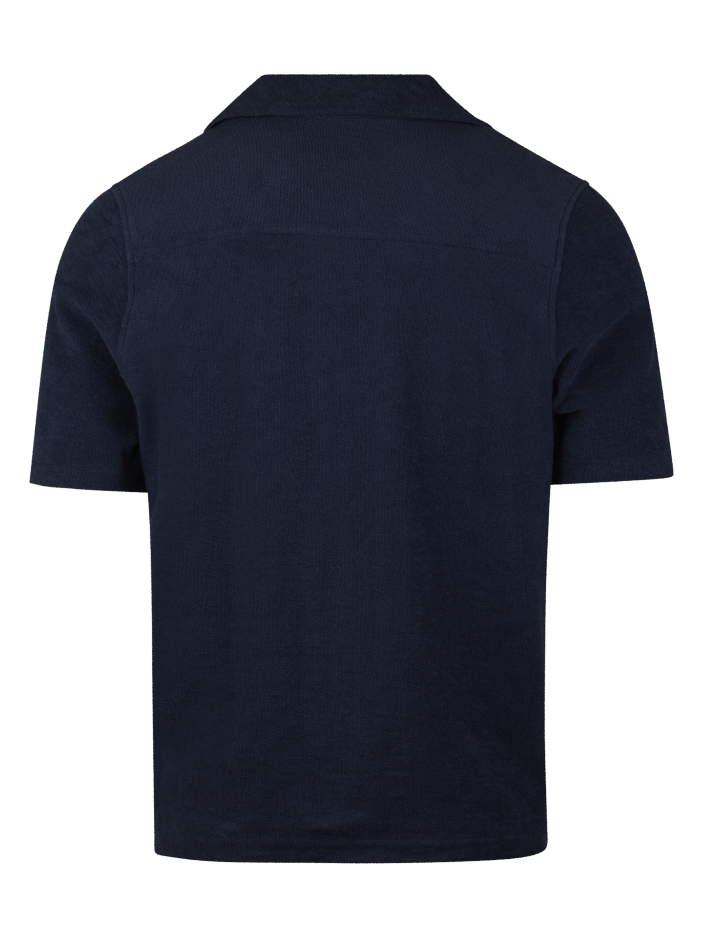 Dark blue Terry Polo Shirt 