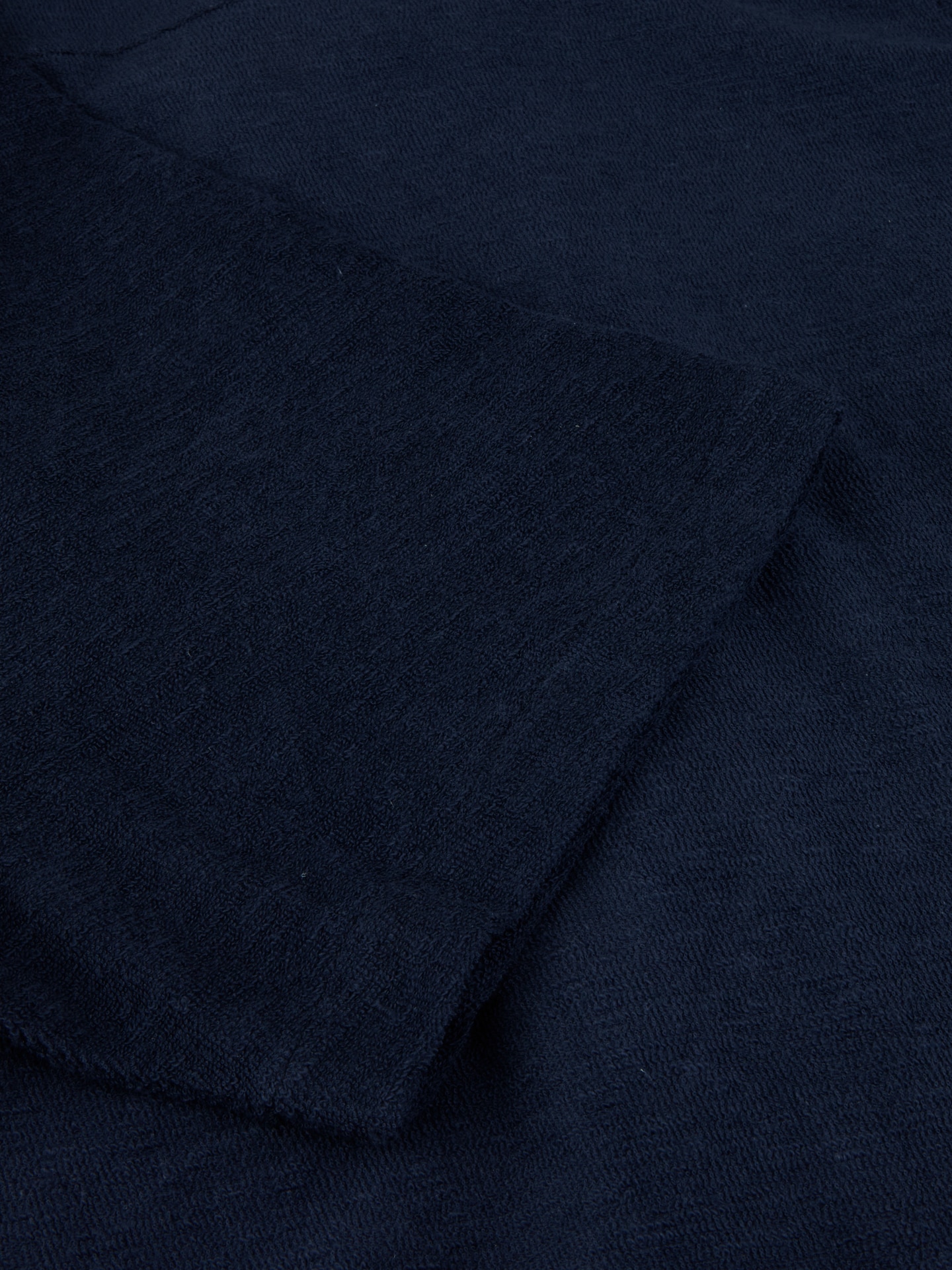 Dark blue Terry Polo Shirt 