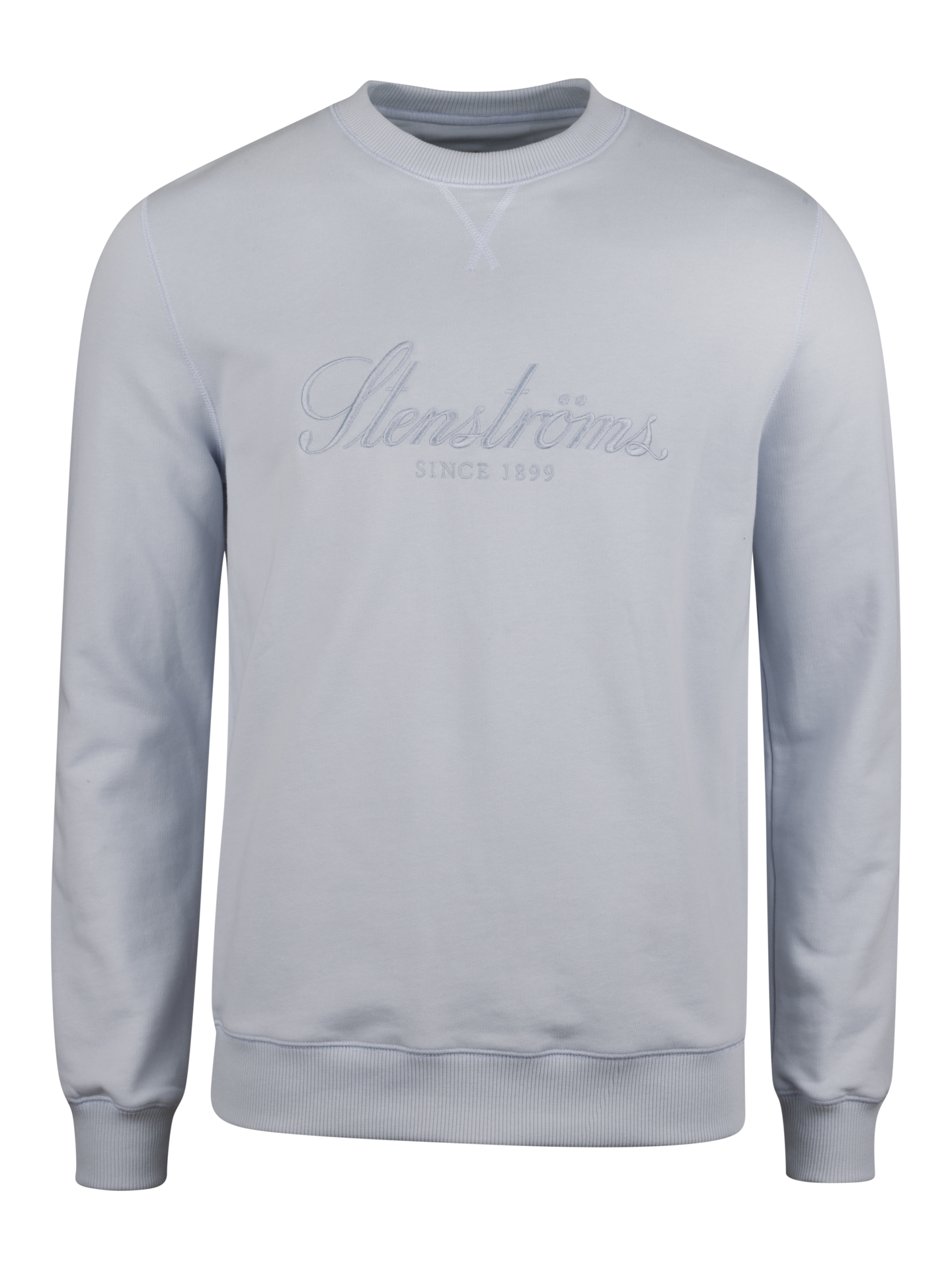Stenströms Light blue Crew Neck Sweatshirt | Men | Men's knitwear & sweatshirts | Size: XL | Light blue | Solid | Long Sleeves