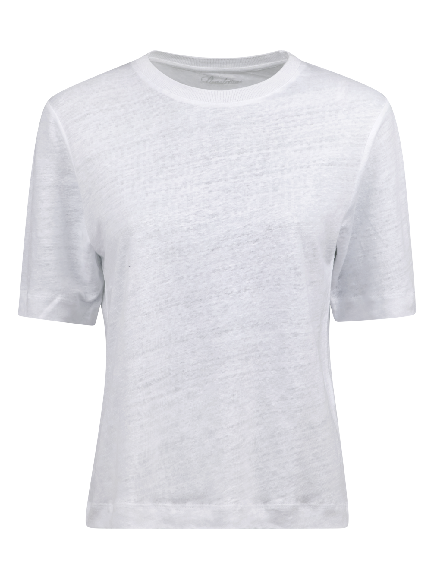 Stenströms Helmi White Linen Top | Women | Tops | Size: L | White | Solid | Short Sleeves