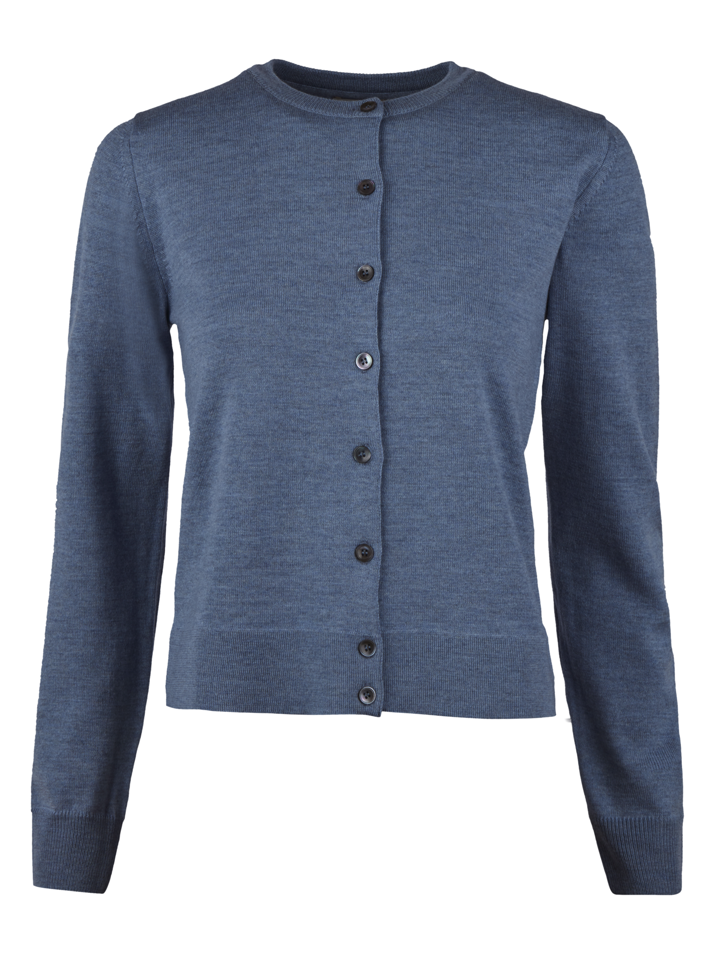 Stenströms Sigrid Blue Merino Wool Cardigan | Women | Women's knitwear & sweaters | Size: XS | Blue | Solid | Long Sleeves