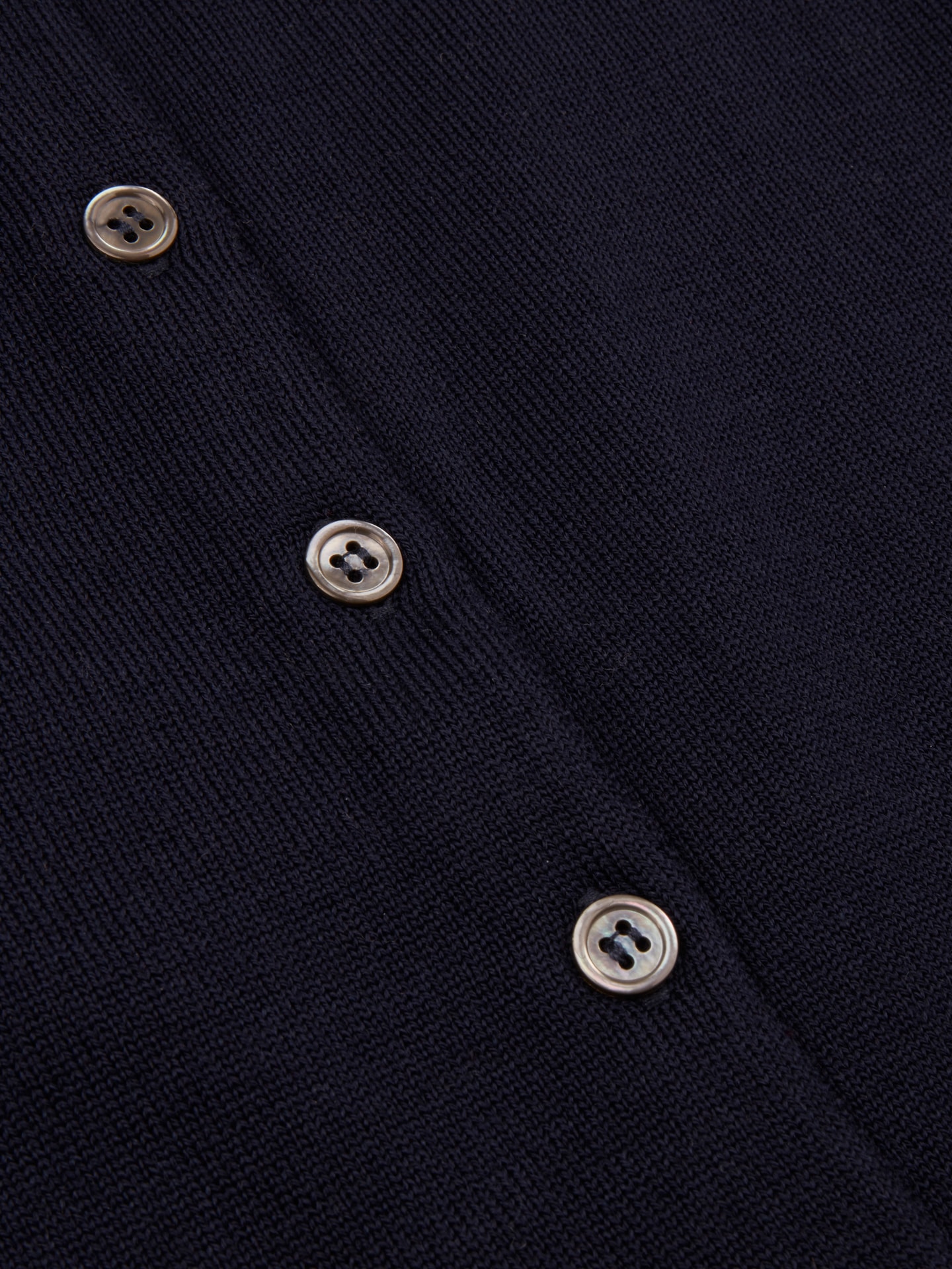 Sigrid Navy Merino Wool Cardigan