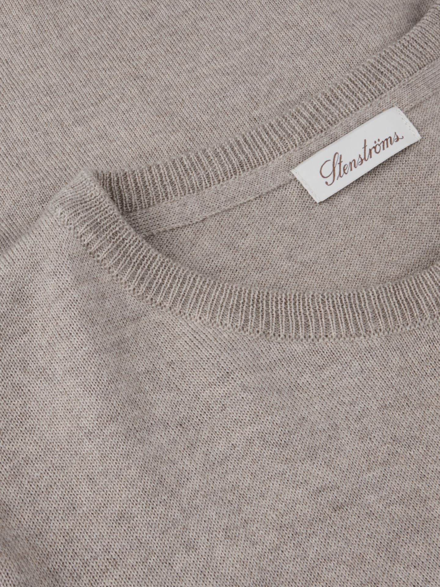 Sigrid Beige cardigan i merinould