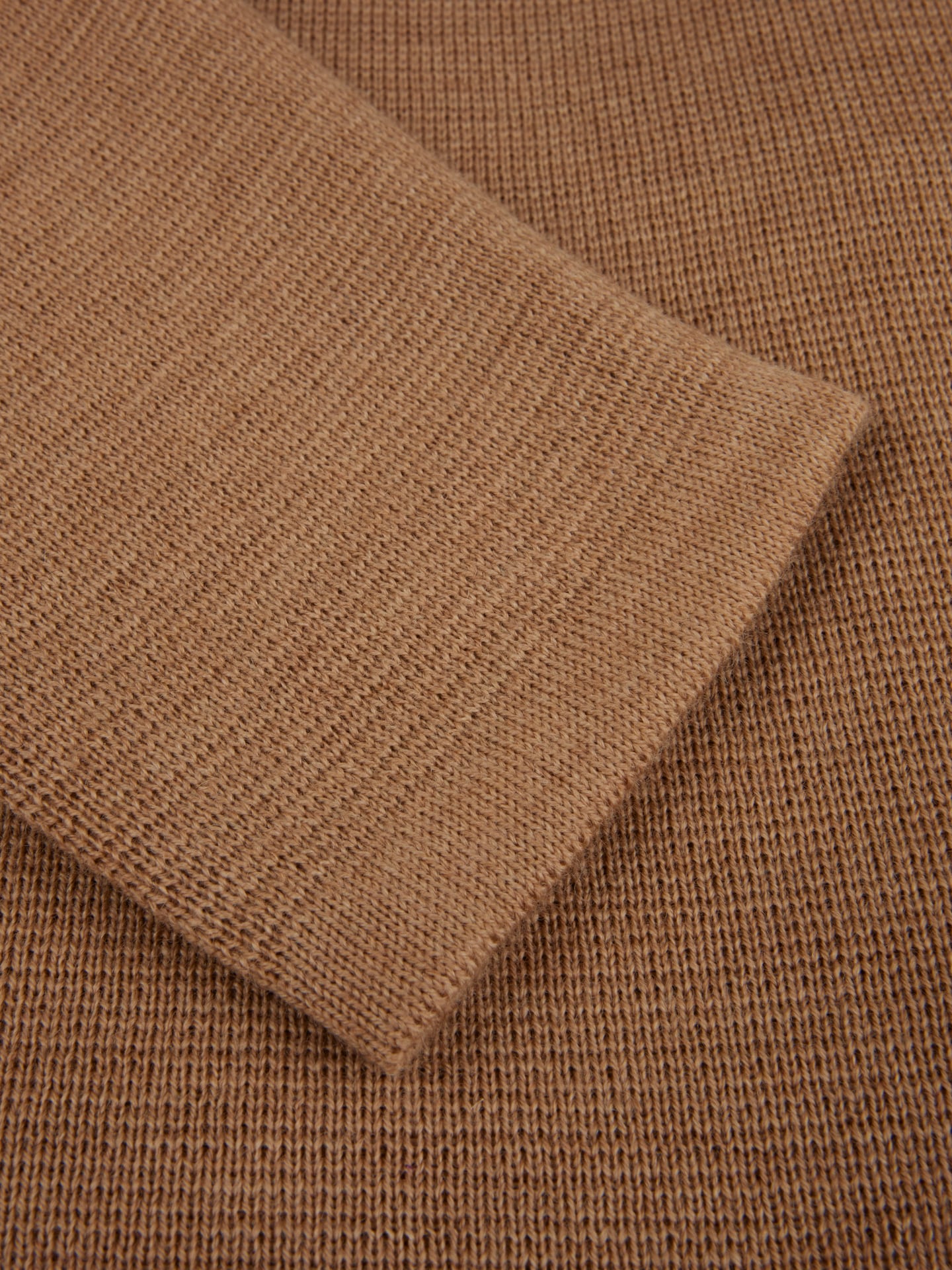Stina Light brown Merino Wool Cardigan 