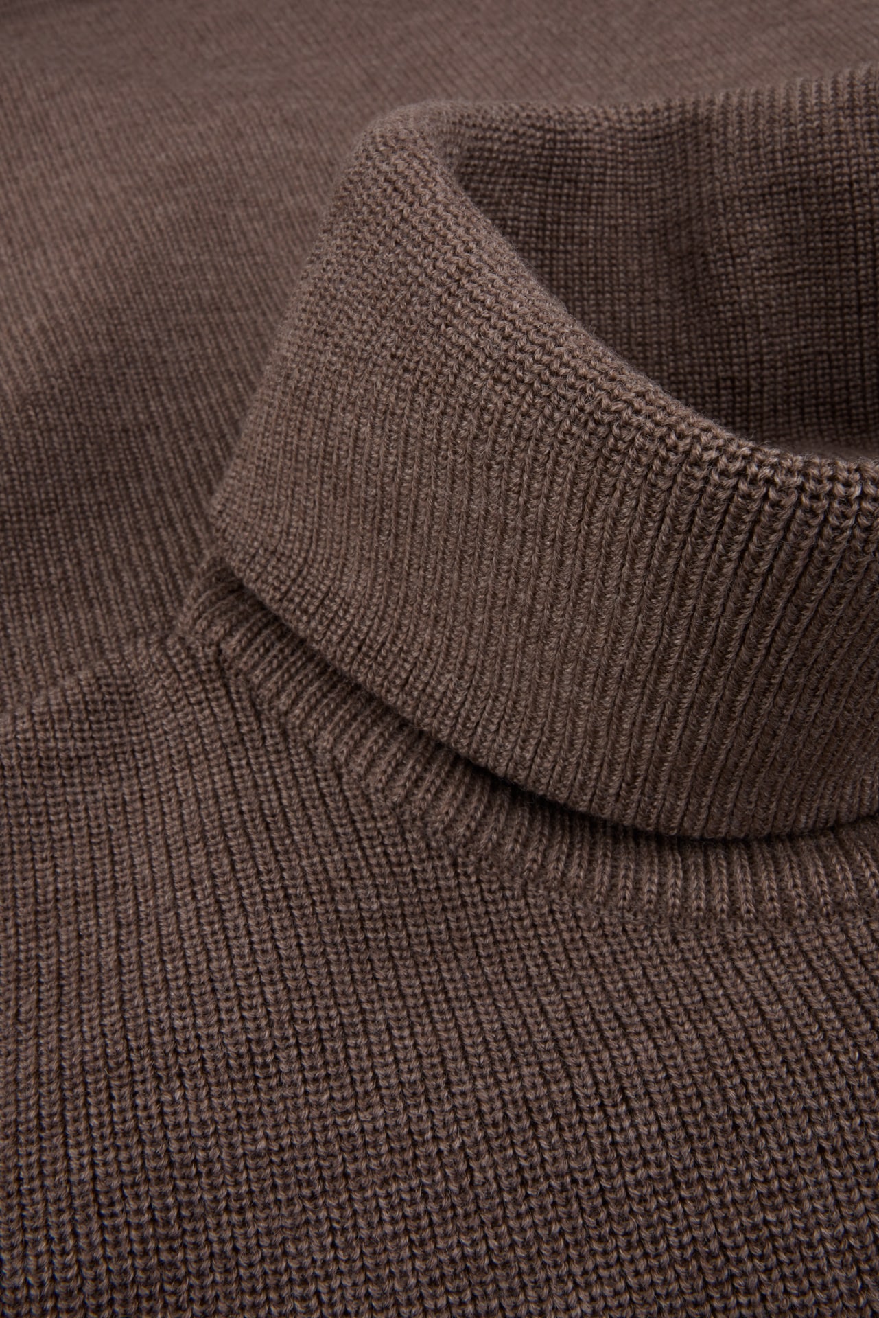 Gillian Dark brown Merino Wool Bib Stenstroms
