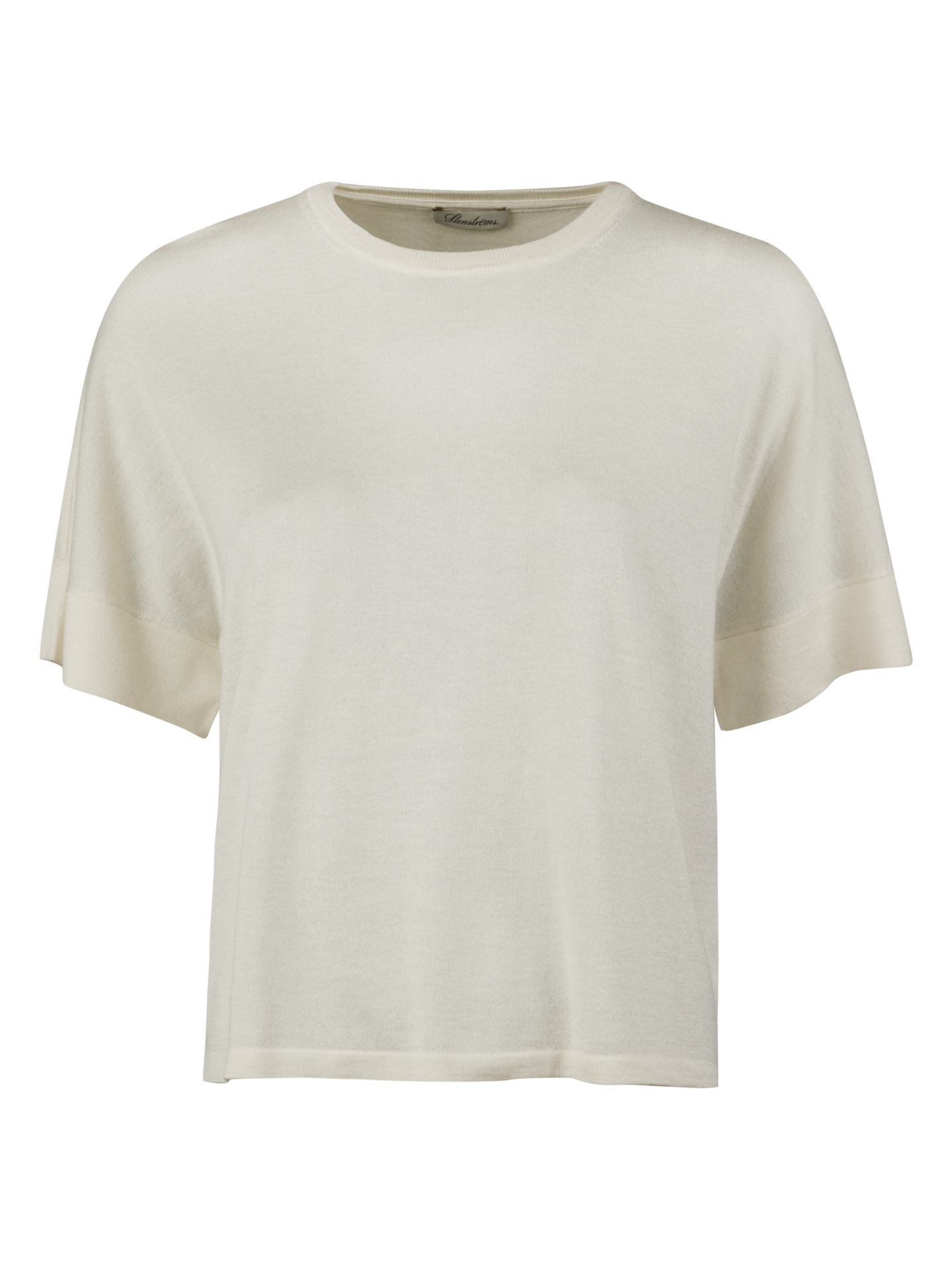 Stenströms Jocelyn Offwhite Knitted Top | Women | Women's knitwear & sweaters | Size: L | Offwhite | Solid | Short Sleeves
