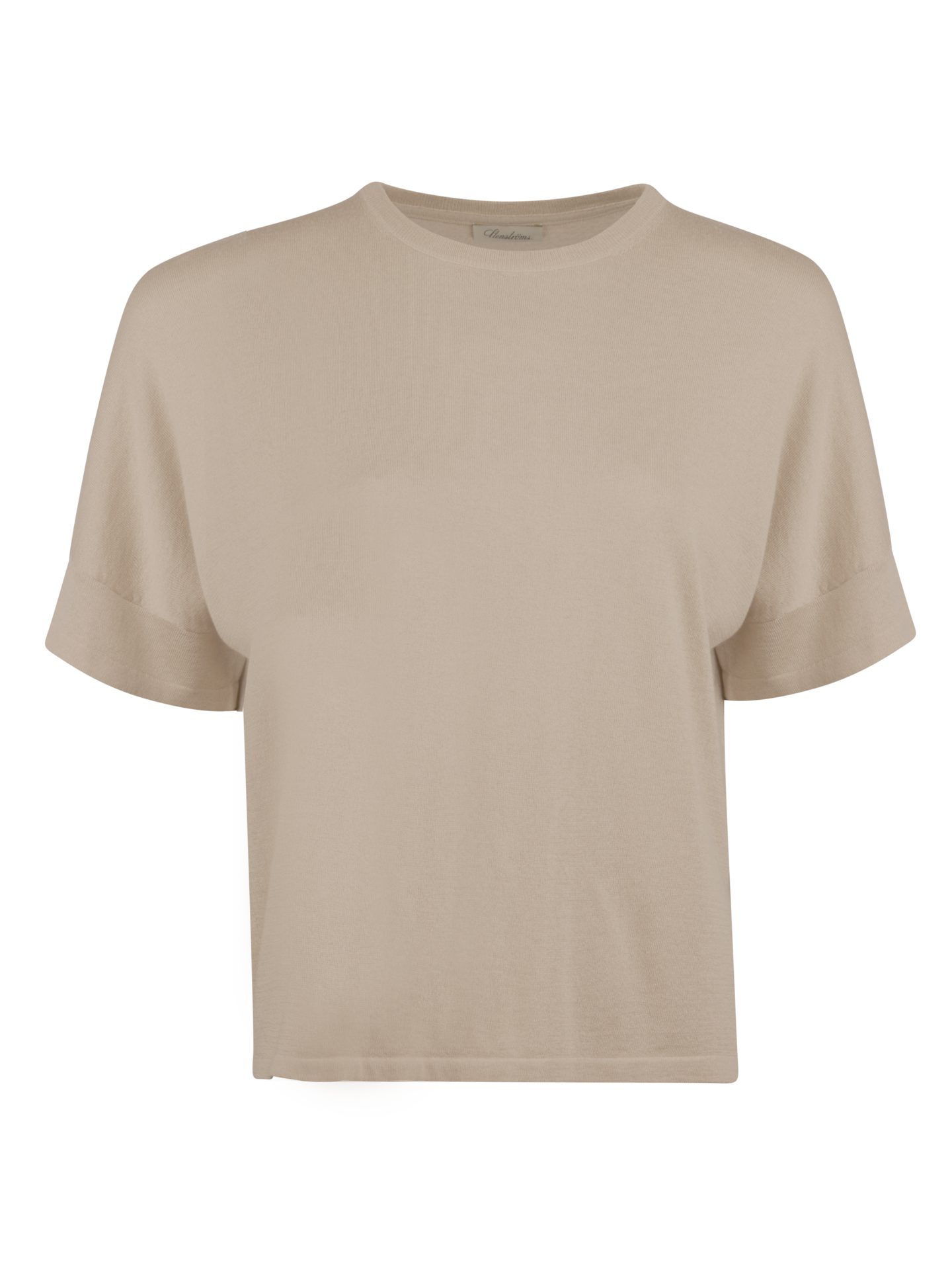 Stenströms Jocelyn Light beige Knitted Top | Women | Women's knitwear & sweaters | Size: S | Light beige | Solid | Short Sleeves