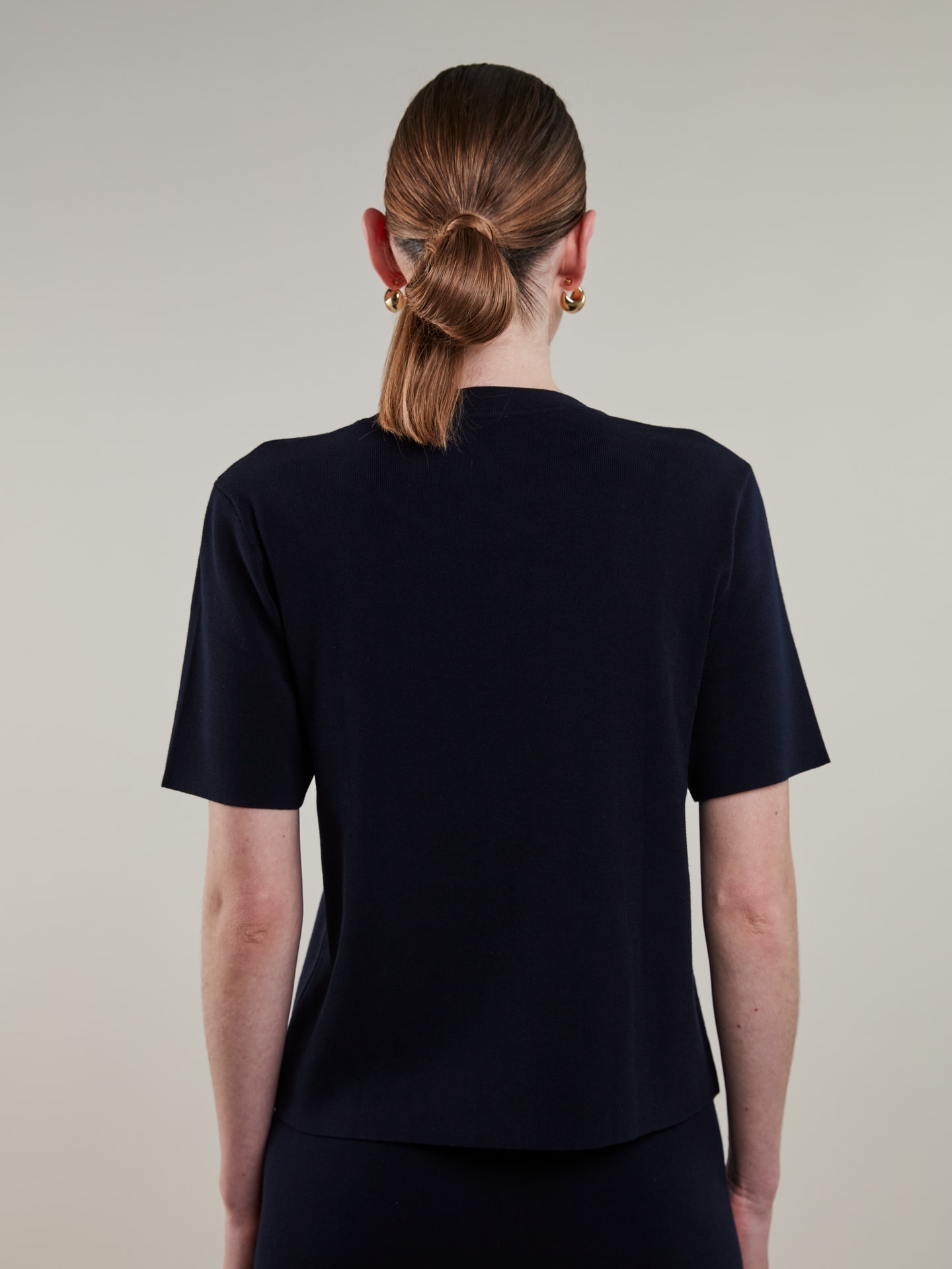 Juliana Navy Knitted Top