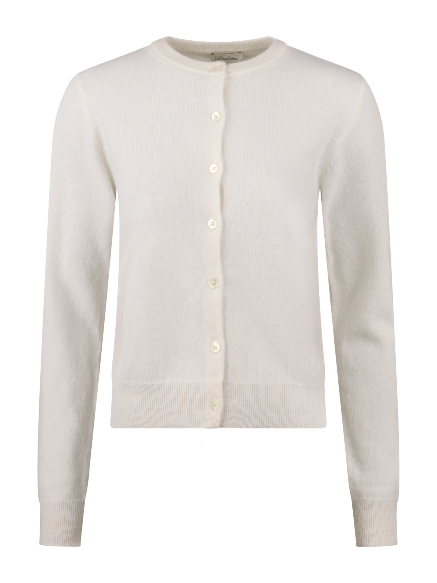 Judith Offwhite cardigan i kashmir