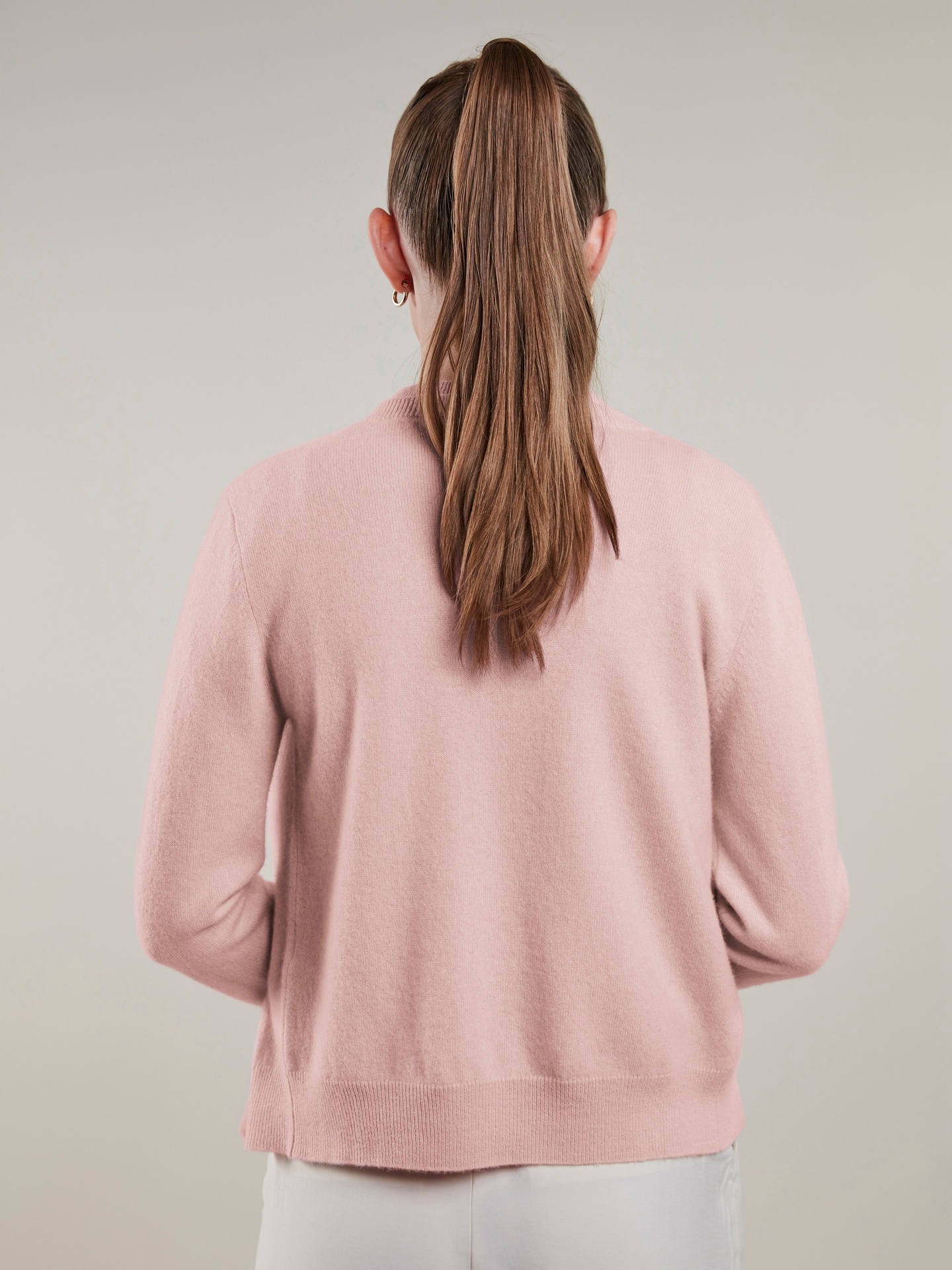 Judith Light pink Cashmere Cardigan