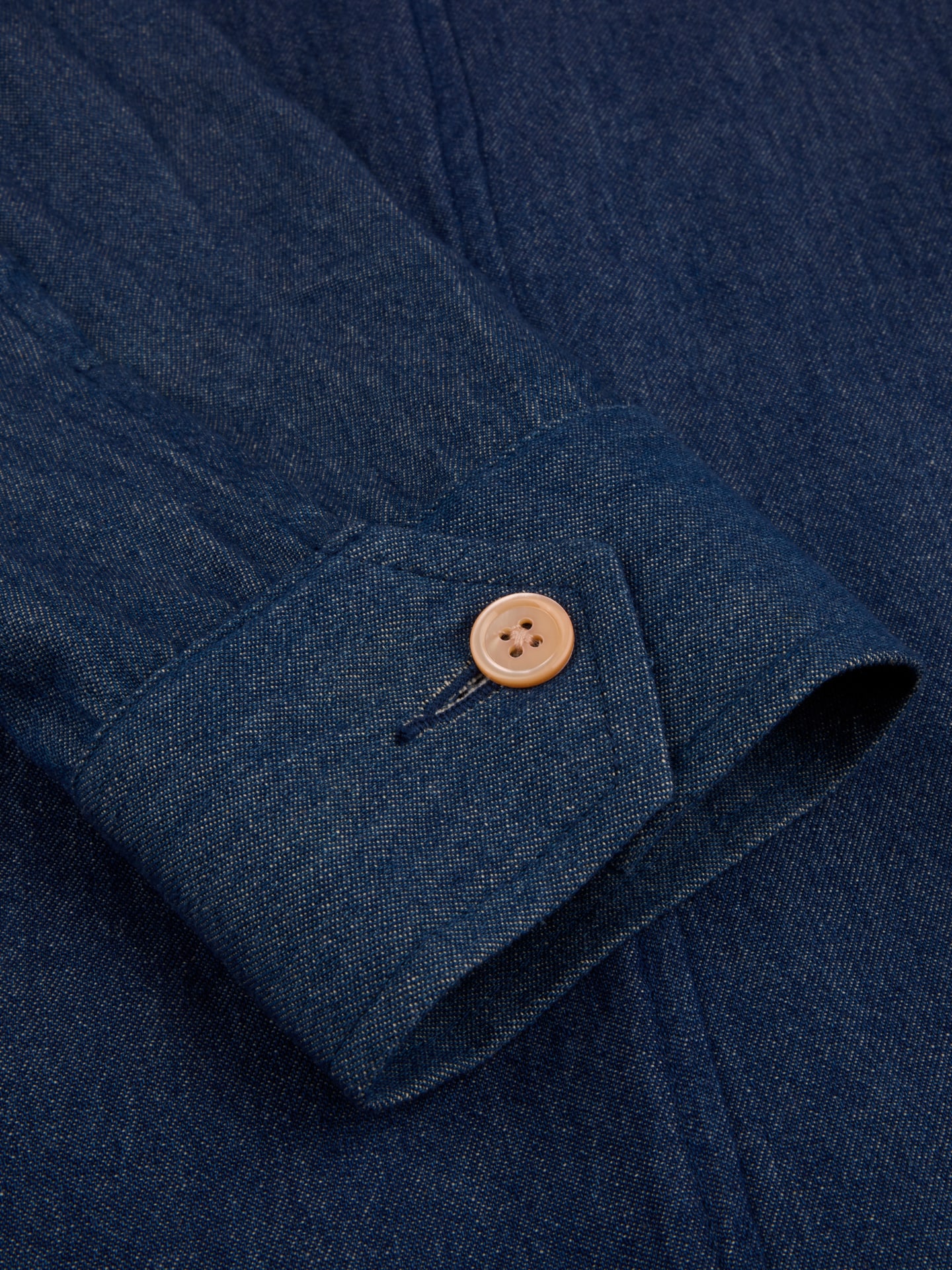 Mörkblå Denim Overshirt