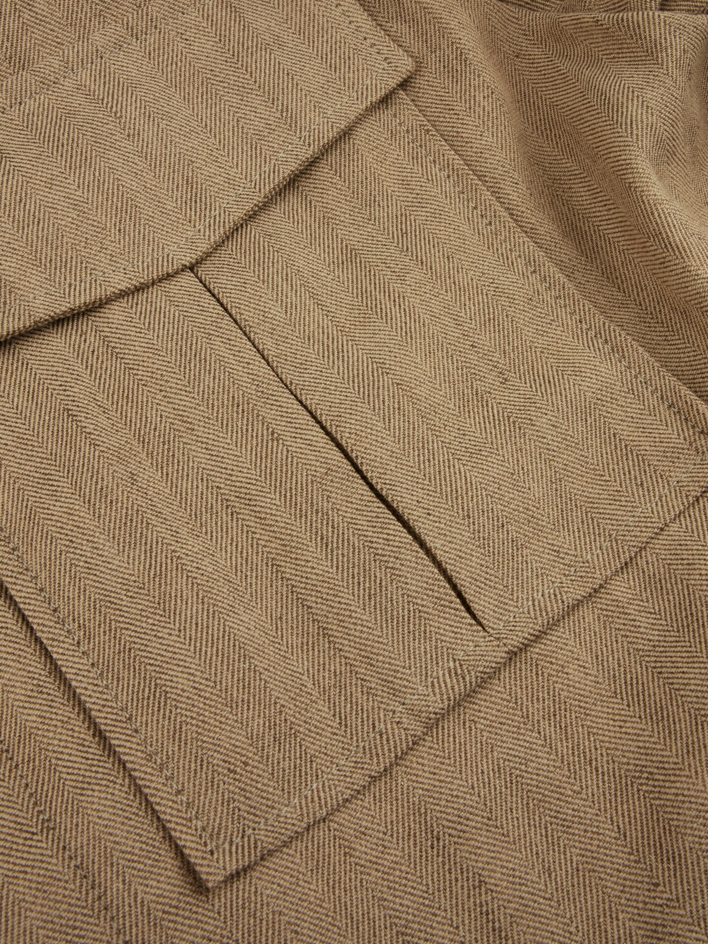Beige Linnejacka 