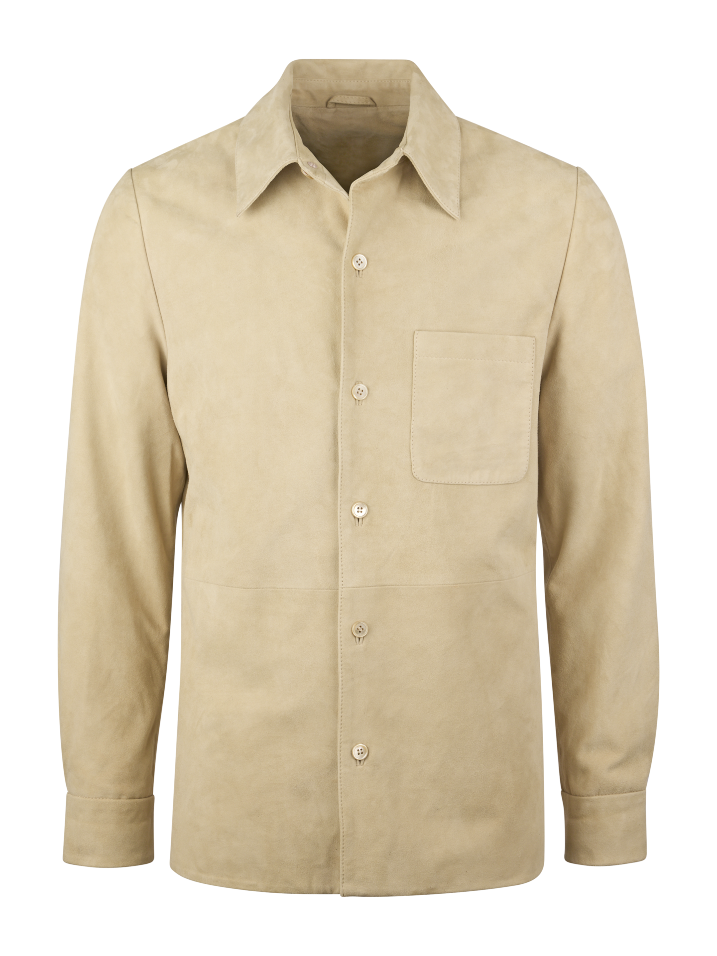 Stenströms Ljusbeige Mockajacka | Herr | Jackor & Kavajer | Storlek: S | Ljusbeige | Enfärgad | Lång Ärm