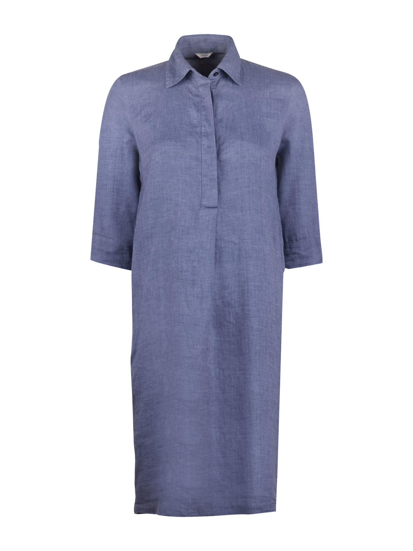 Stenströms Aud Navy Linen Dress | Women | Dresses | Size: 44 | Navy | 3/4 Sleeves