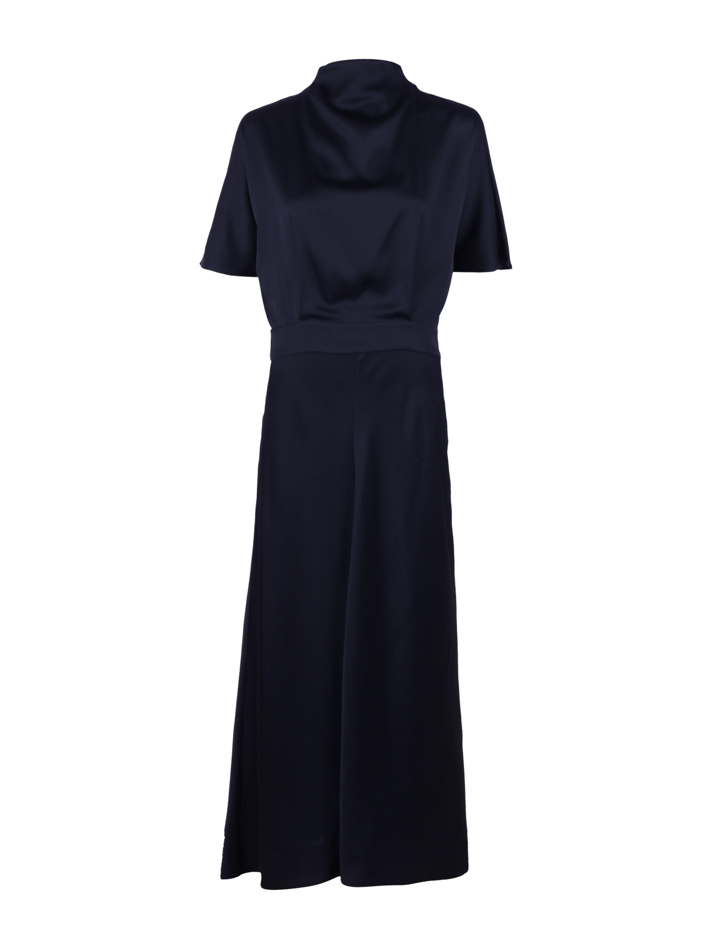 Stenströms Arwen Navy Silk Dress | Women | Dresses | Feminine | Size: XL | Navy | Solid | Short Sleeves