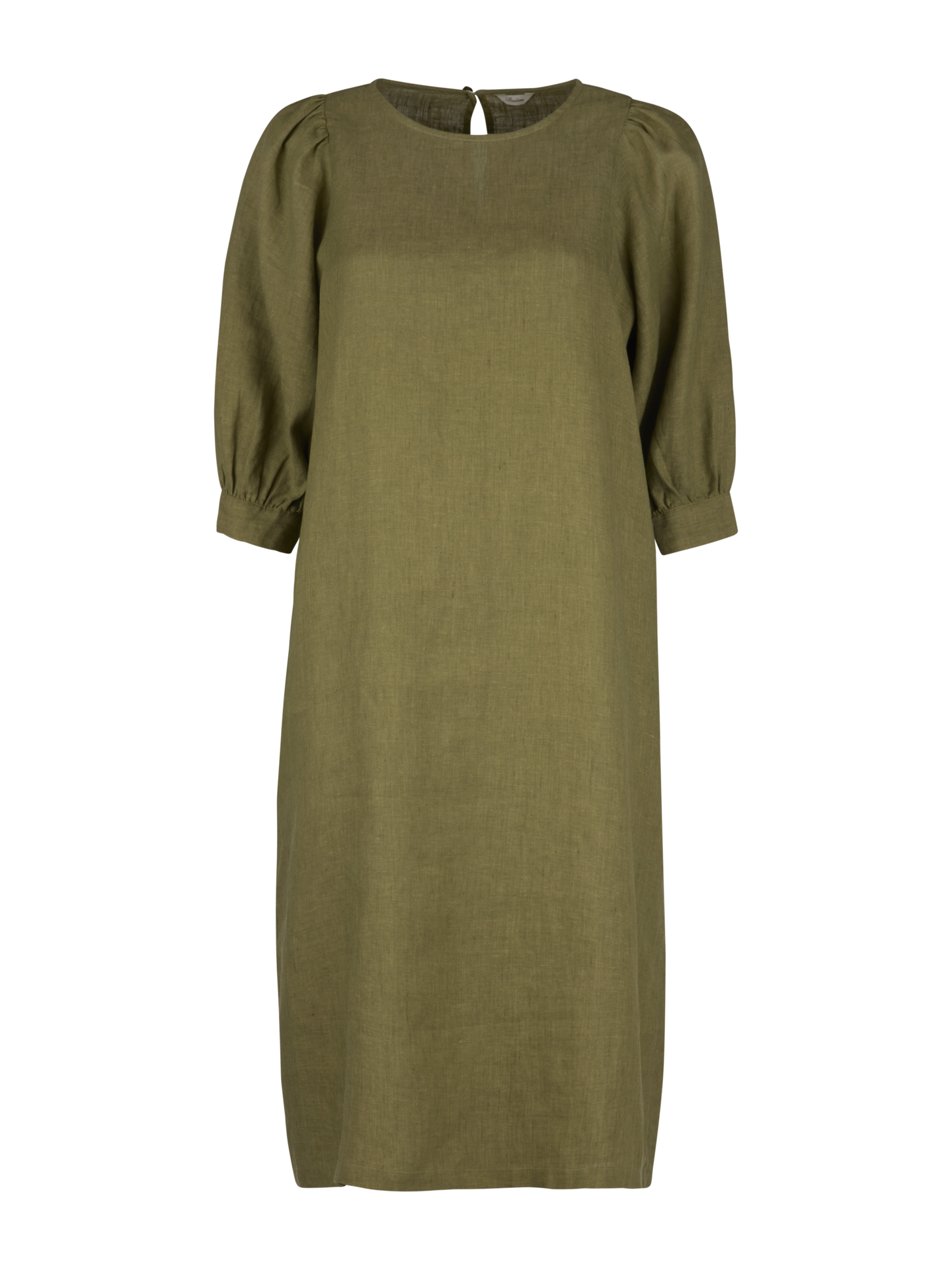 Stenströms Hailey Grønn linkjole | Dame | Kjoler | Feminine | Størrelse: XXL | Grønn | Solid | 3/4 Ermer
