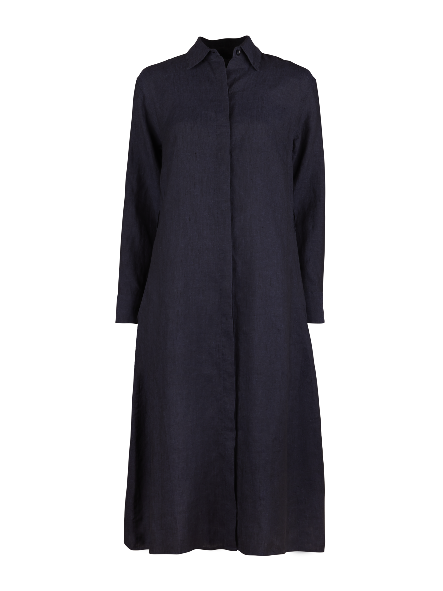 Happy Leinenkleid, Navy blau