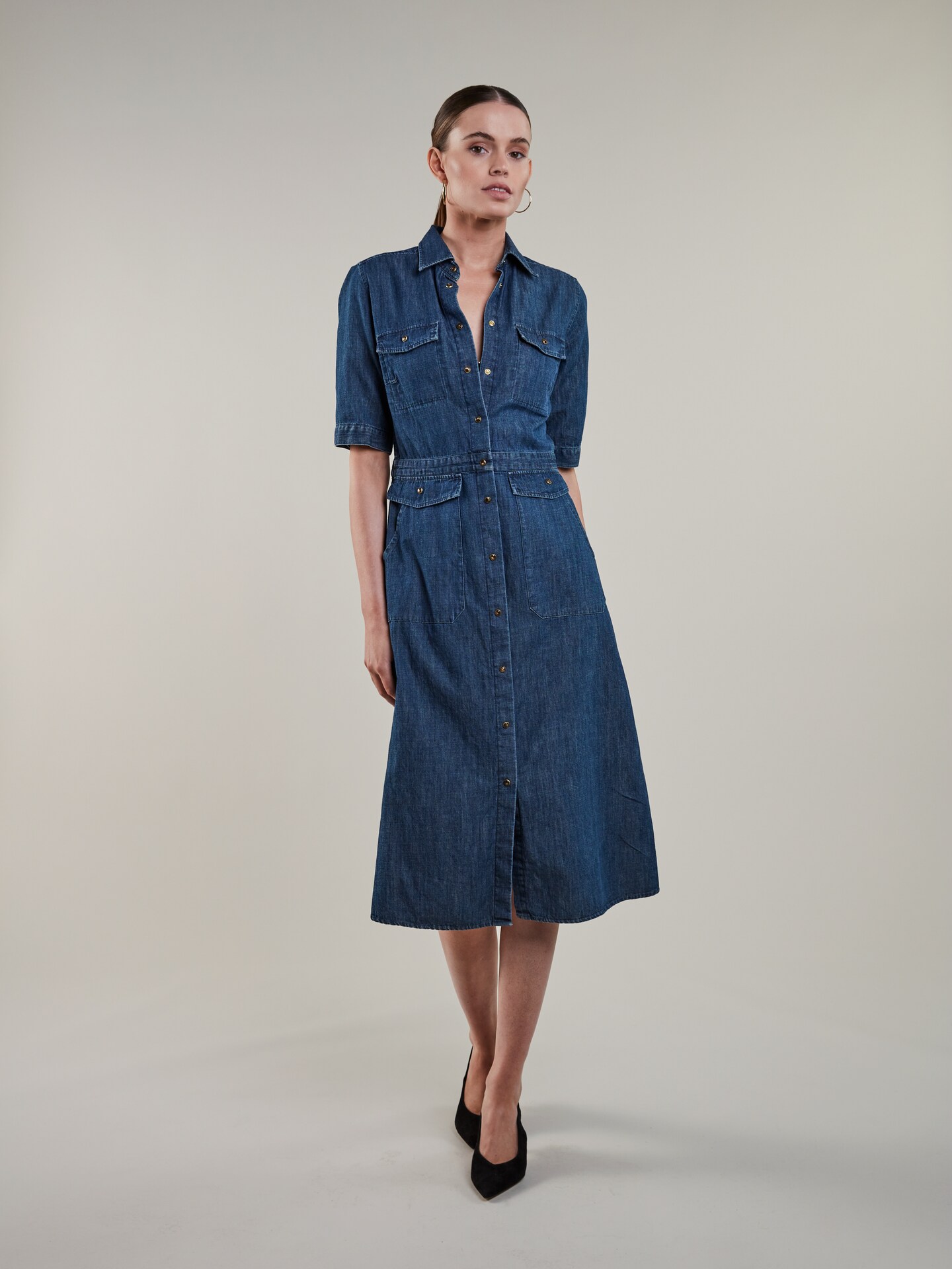 Jolene Dark blue Cargo Dress
