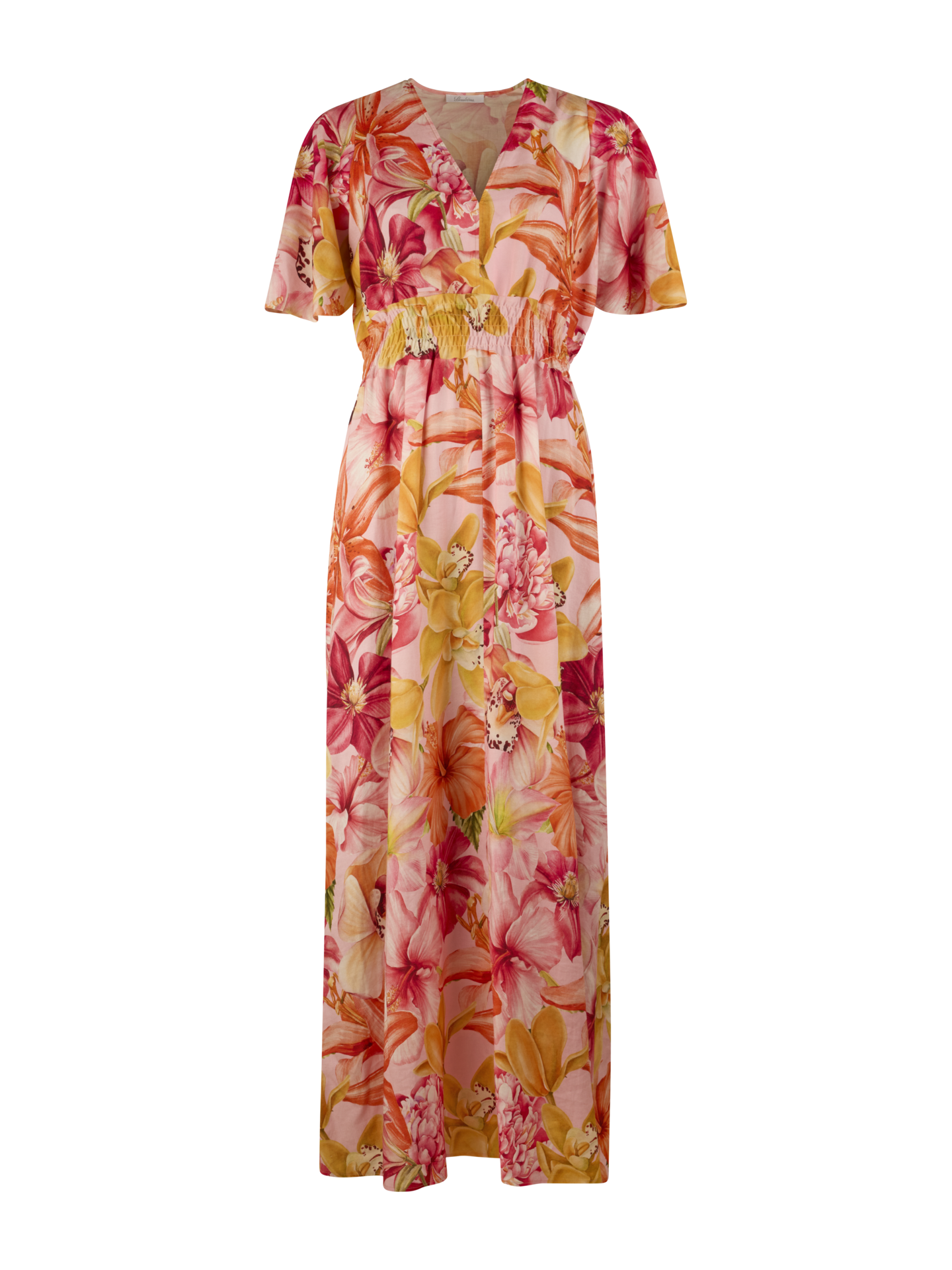 Stenströms Joanna Dark pink Floral Dress | Women | Dresses | Size: S | Dark pink | Print / Patterned