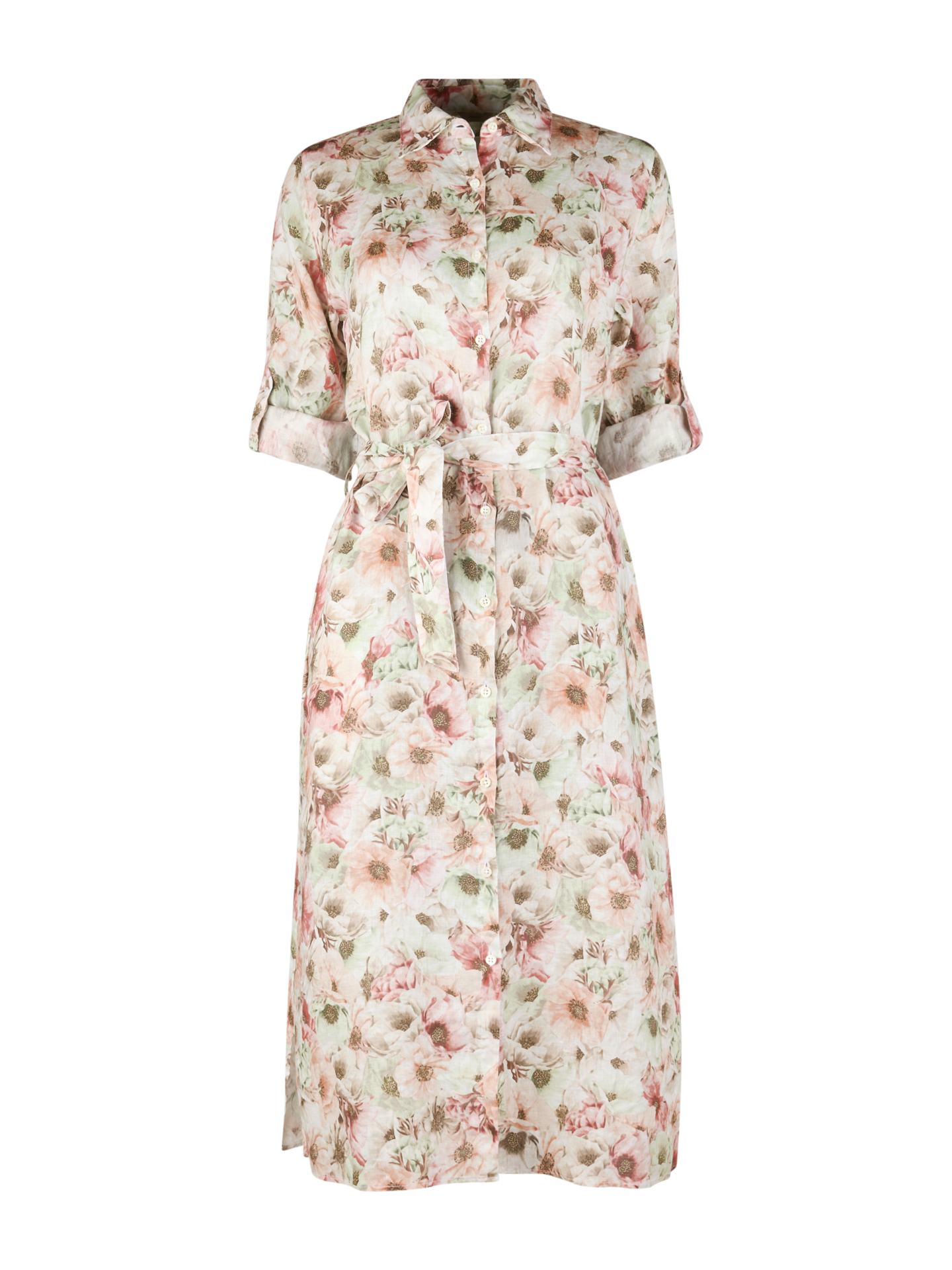 Stenströms Lilly Light orange Dress | Women | Dresses | Size: L | Light orange | Print / Patterned | Long Sleeves
