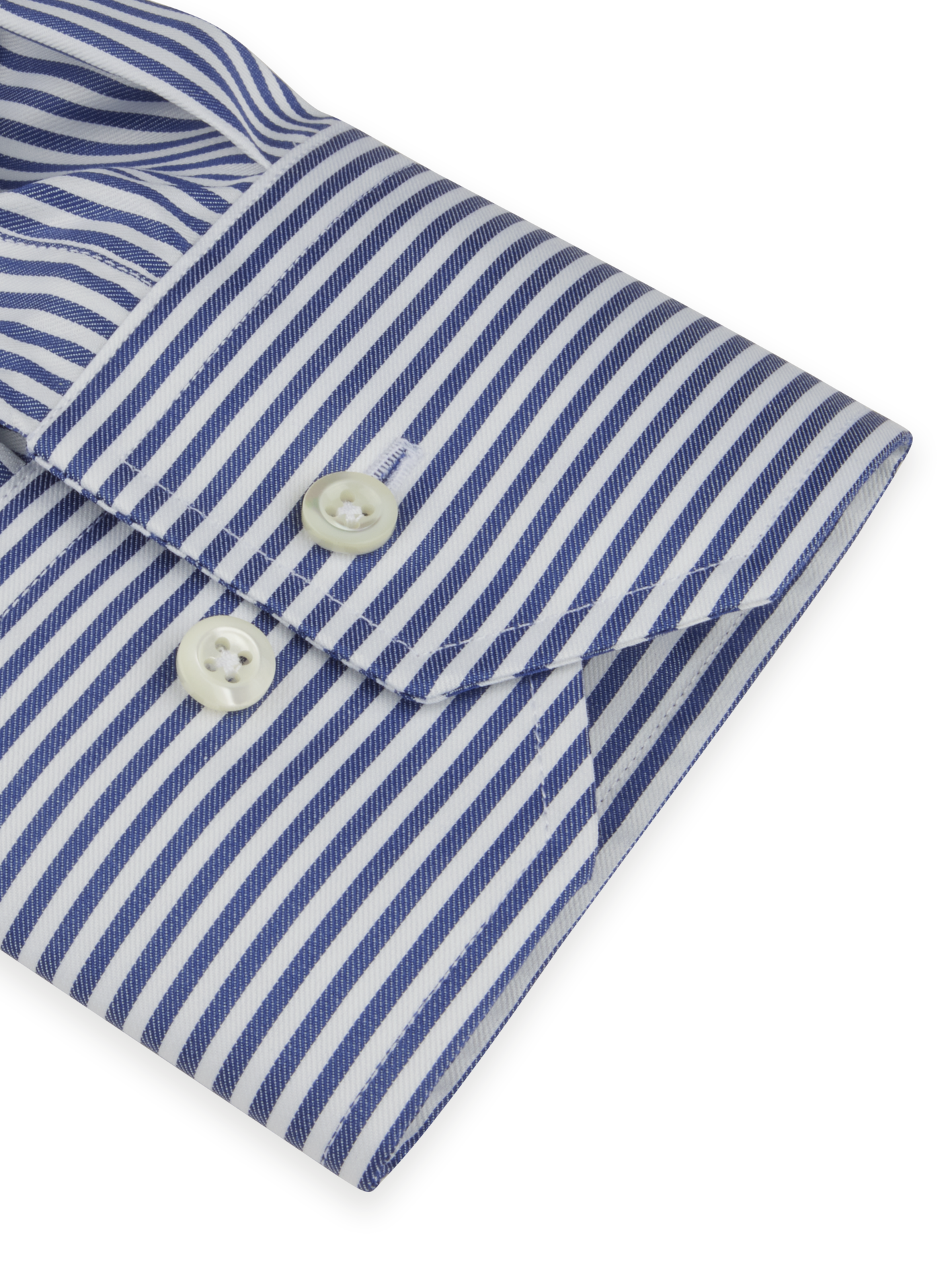 Blue Striped Twill Shirt | Stenstroms.com