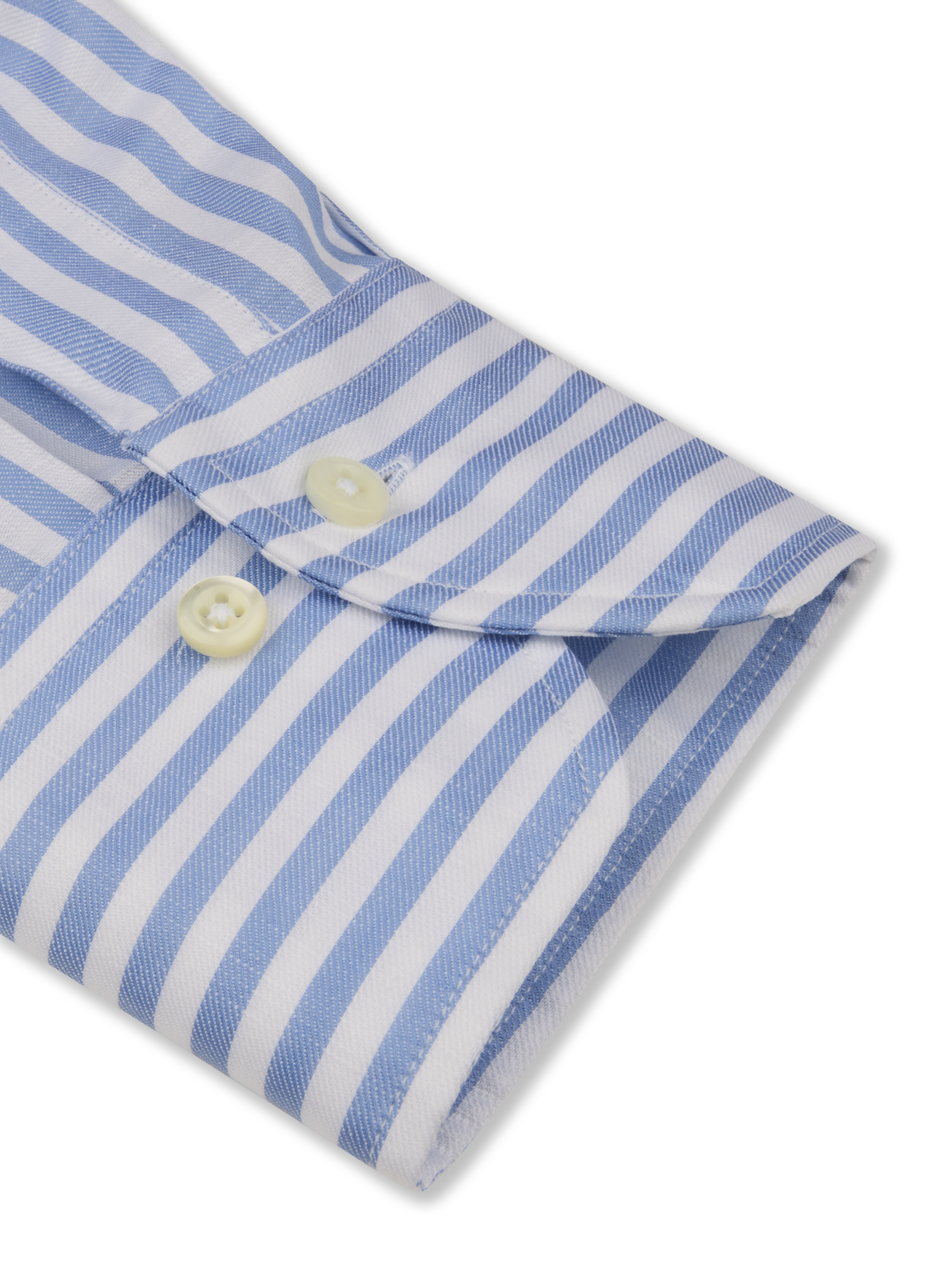 Blue Striped Cotton/Linen Shirt