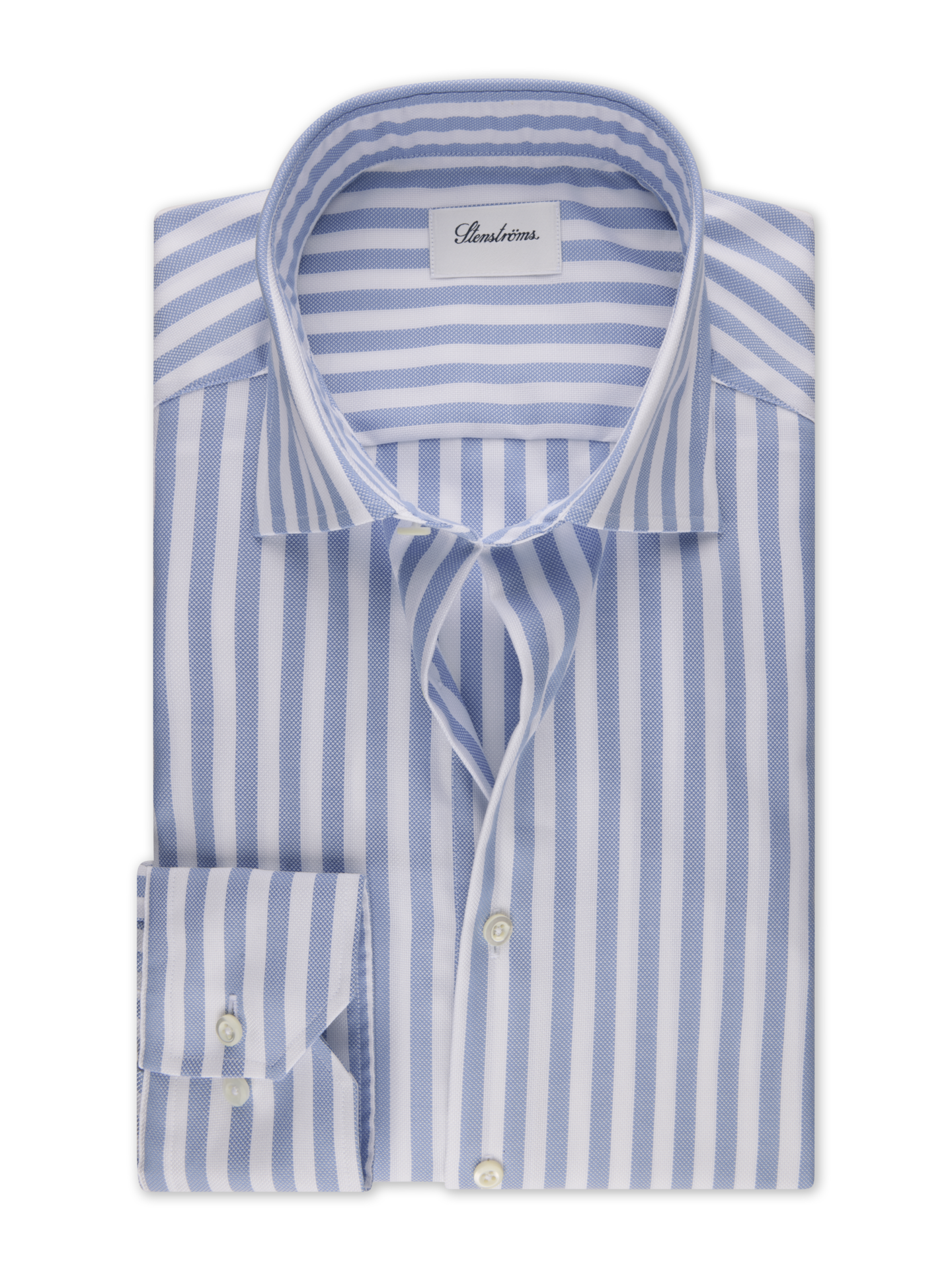 Stenströms Light blue Striped Twill Shirt | Men | Men's Shirts | Size: 41 | Light blue | Striped | Long Sleeves