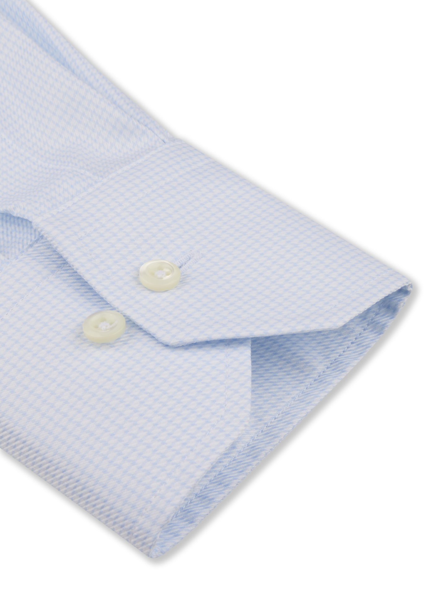 Light blue Checked Twill Shirt