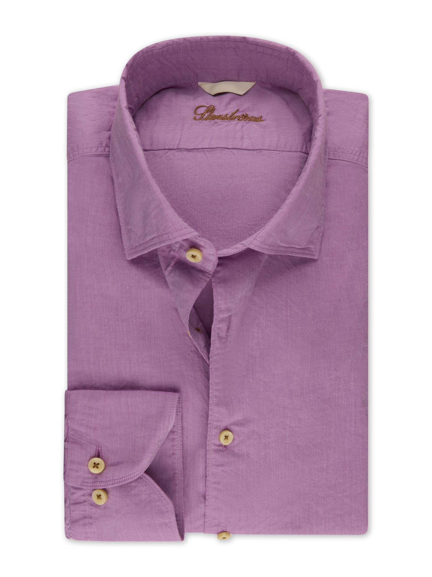 Casual Purple Poplin Shirt