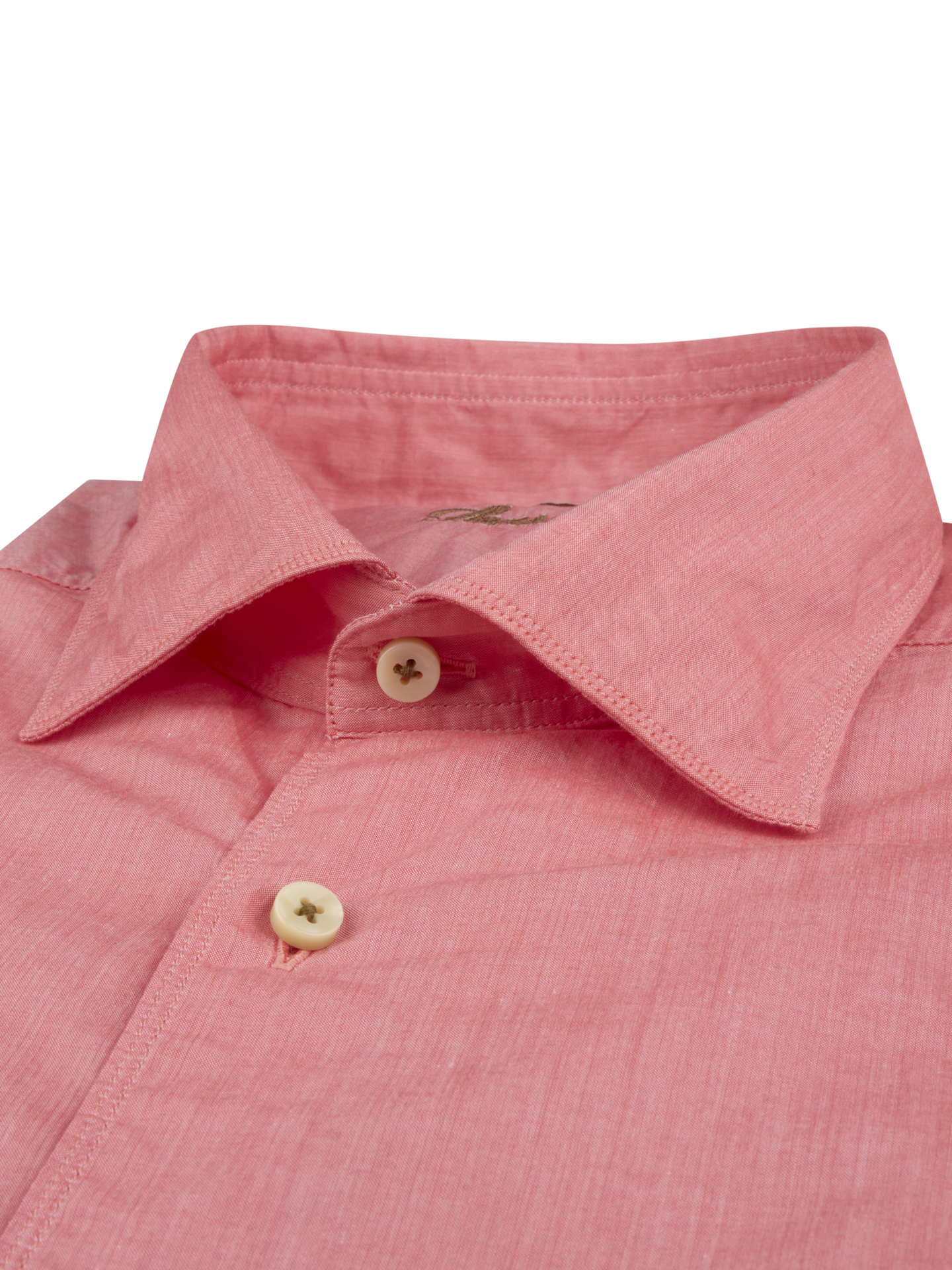 Casual Red Poplin Shirt