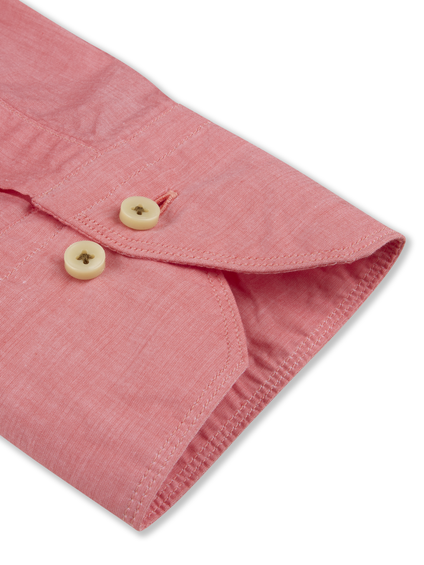 Casual Red Poplin Shirt