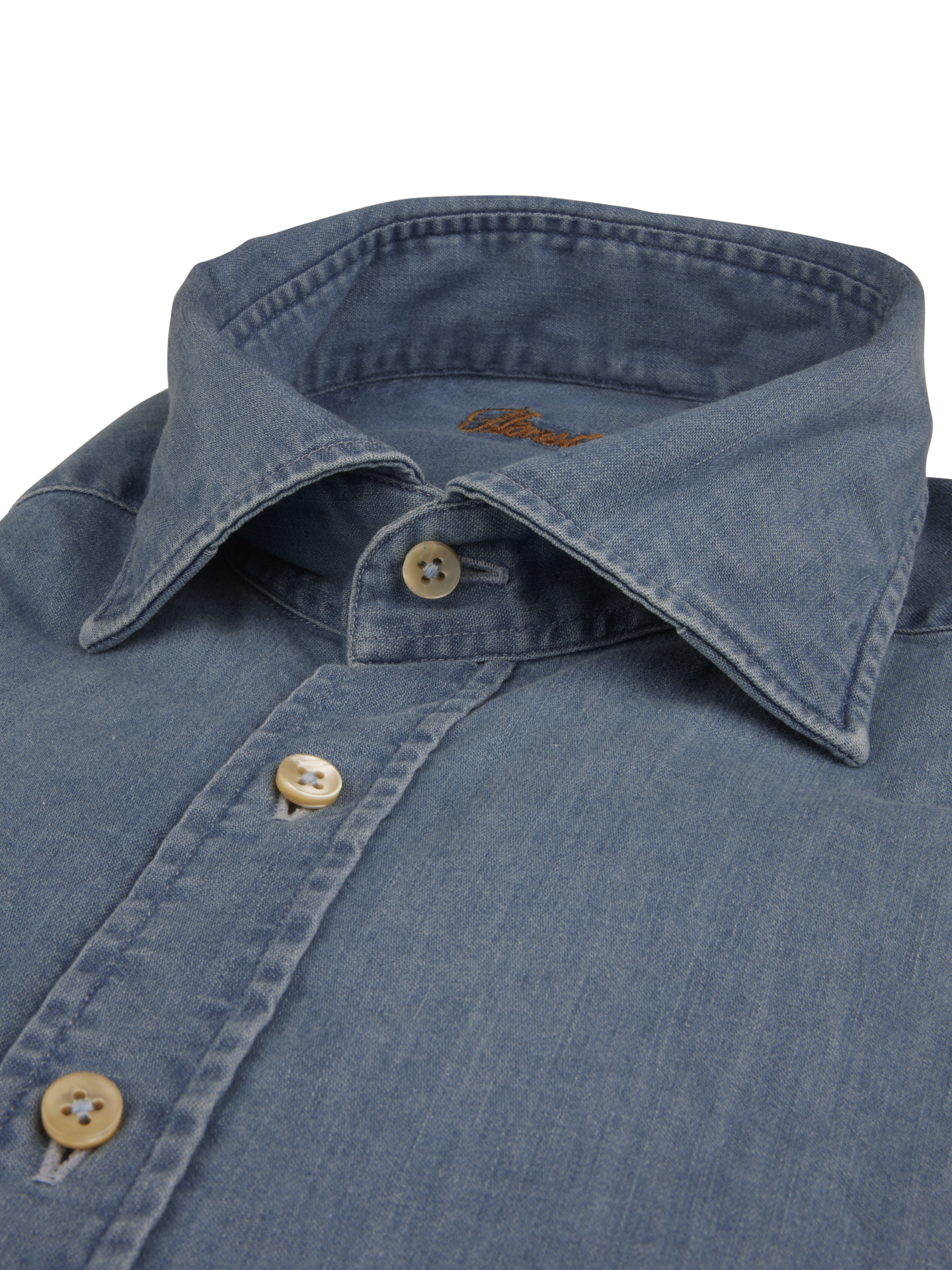 Blue Denim Stretch Shirt 