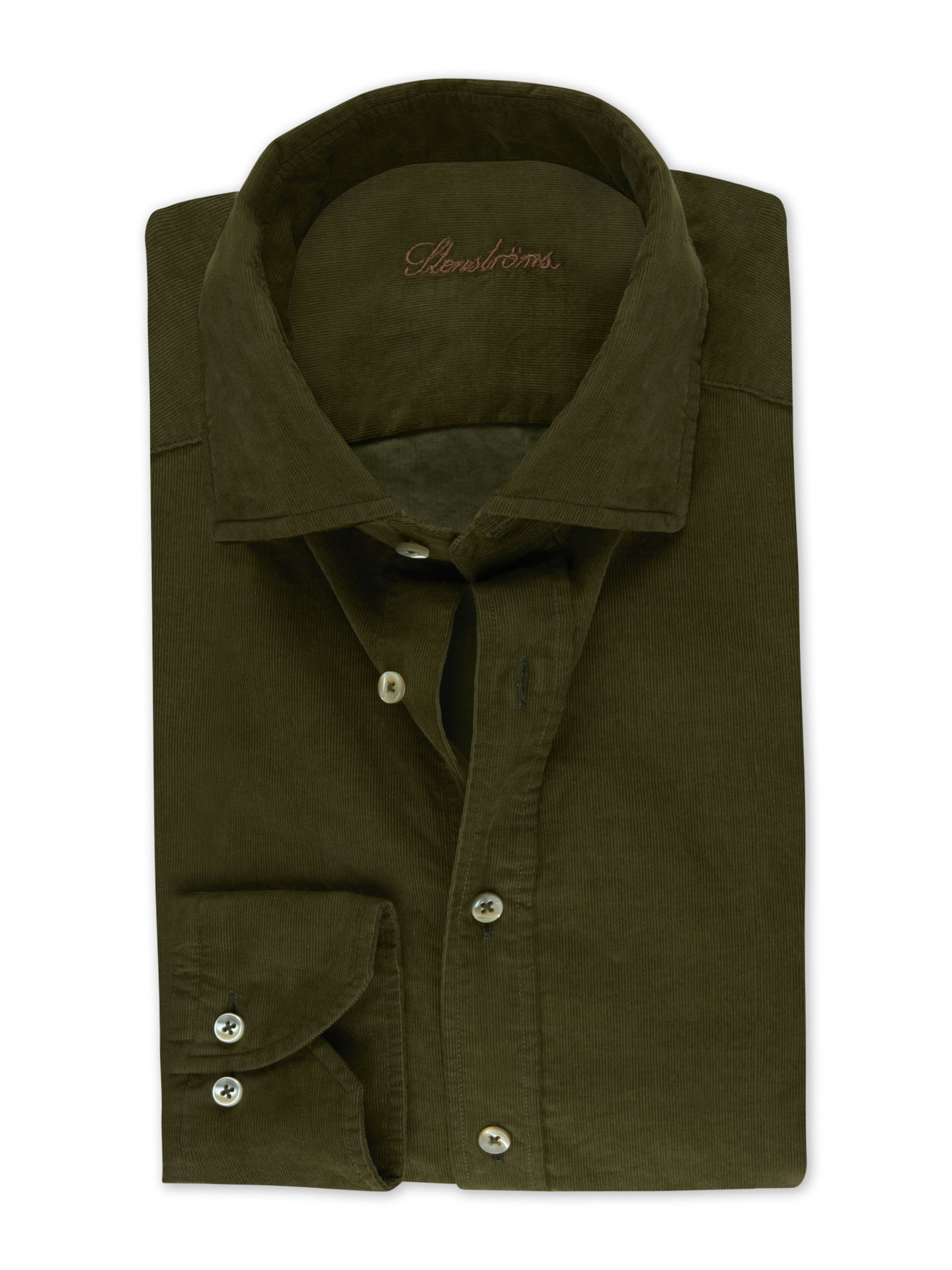 Dark green corduroy store shirt