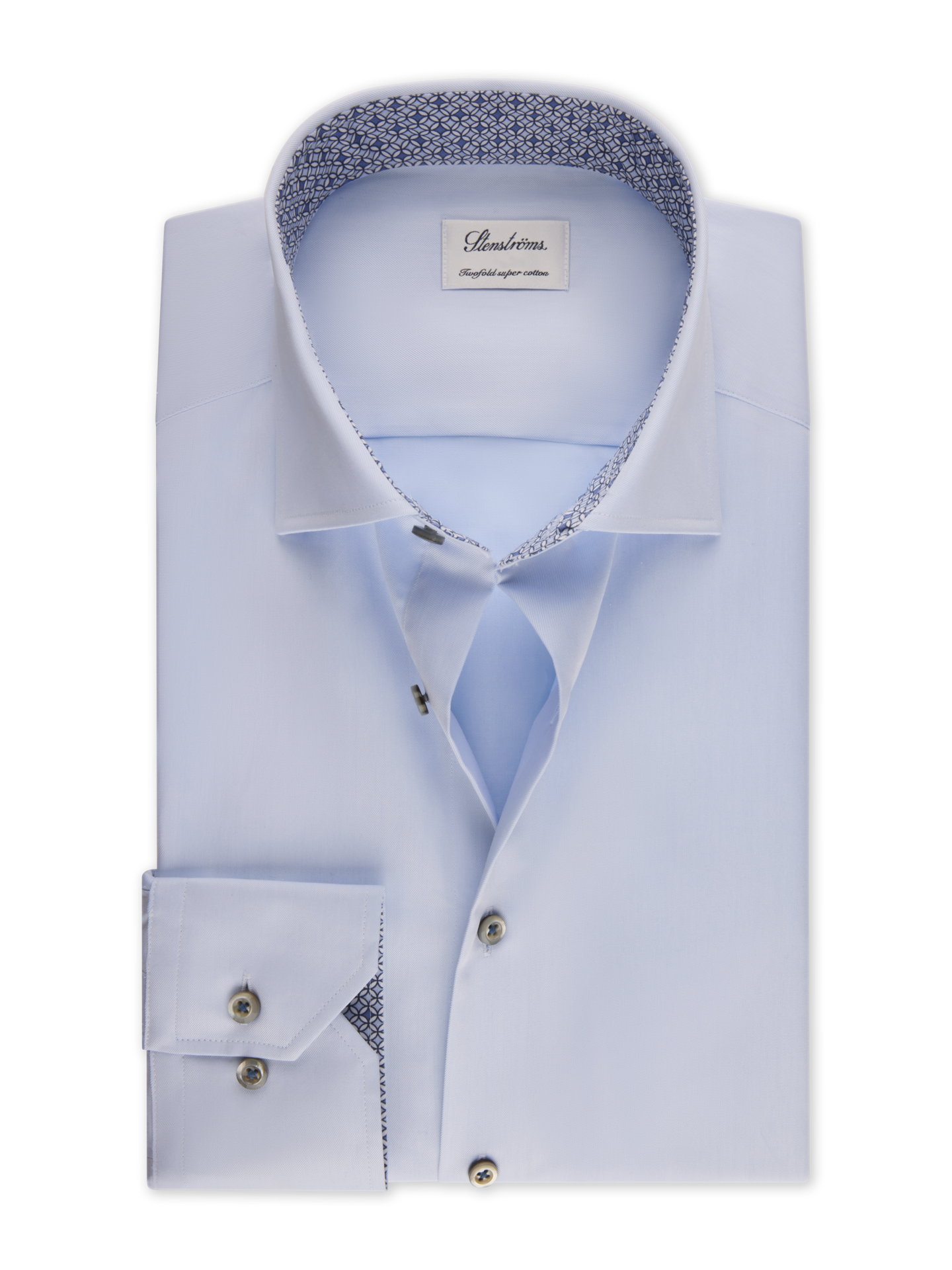 Light blue Contrast Twill Shirt