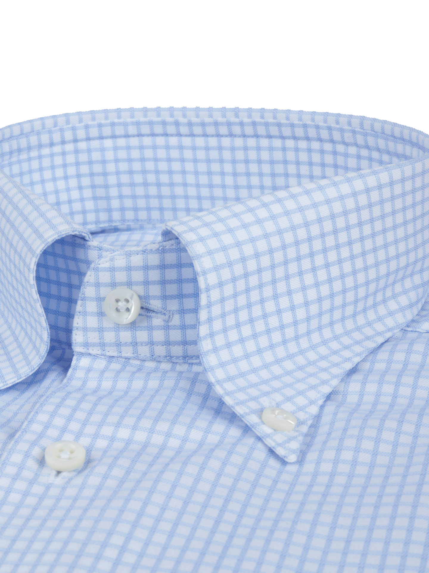Light Blue Checked Shirt