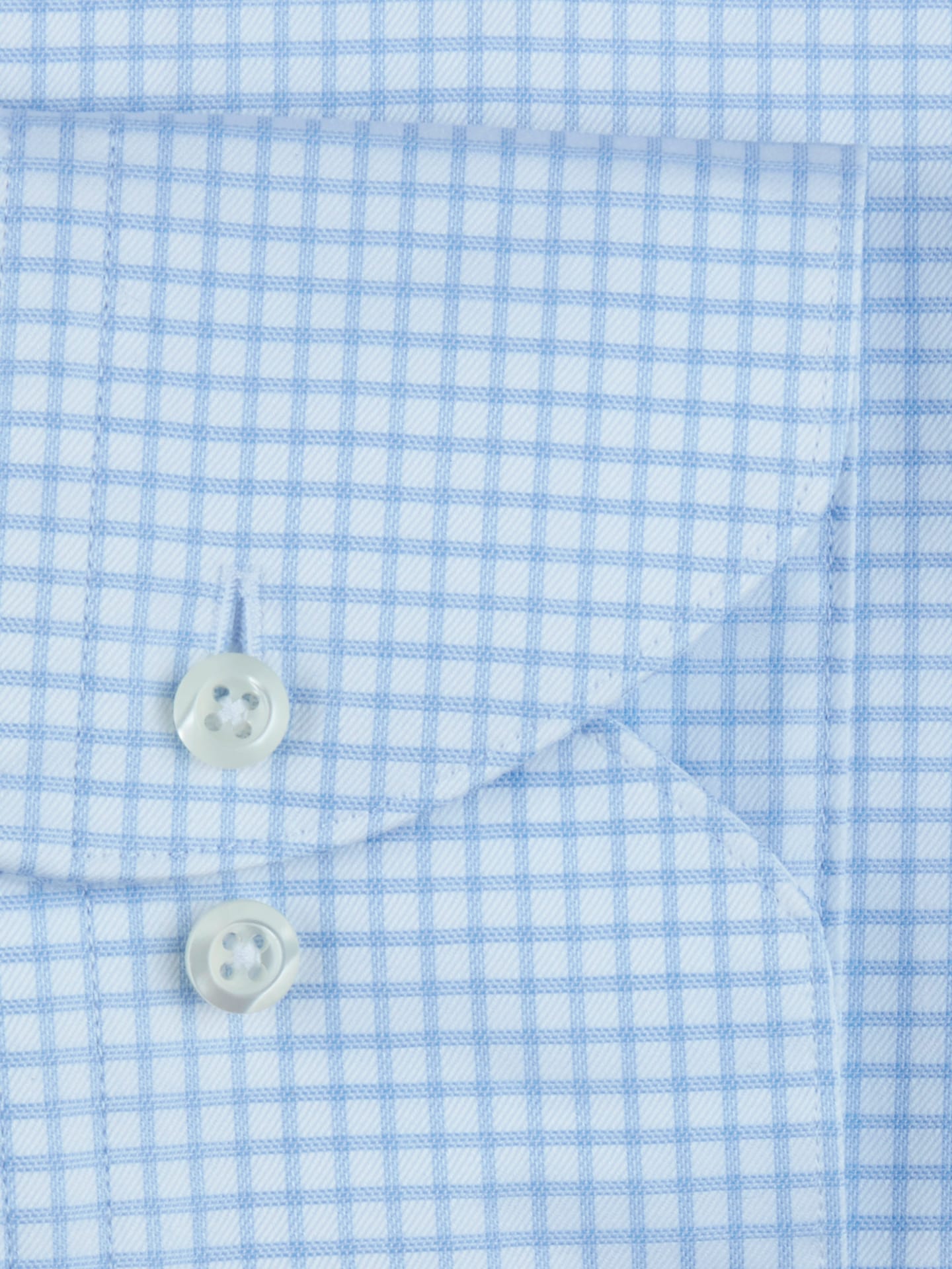 Light Blue Checked Shirt