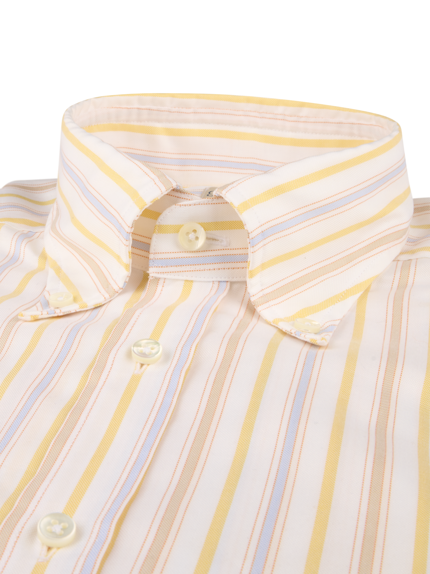 Light yellow Striped Oxford Shirt