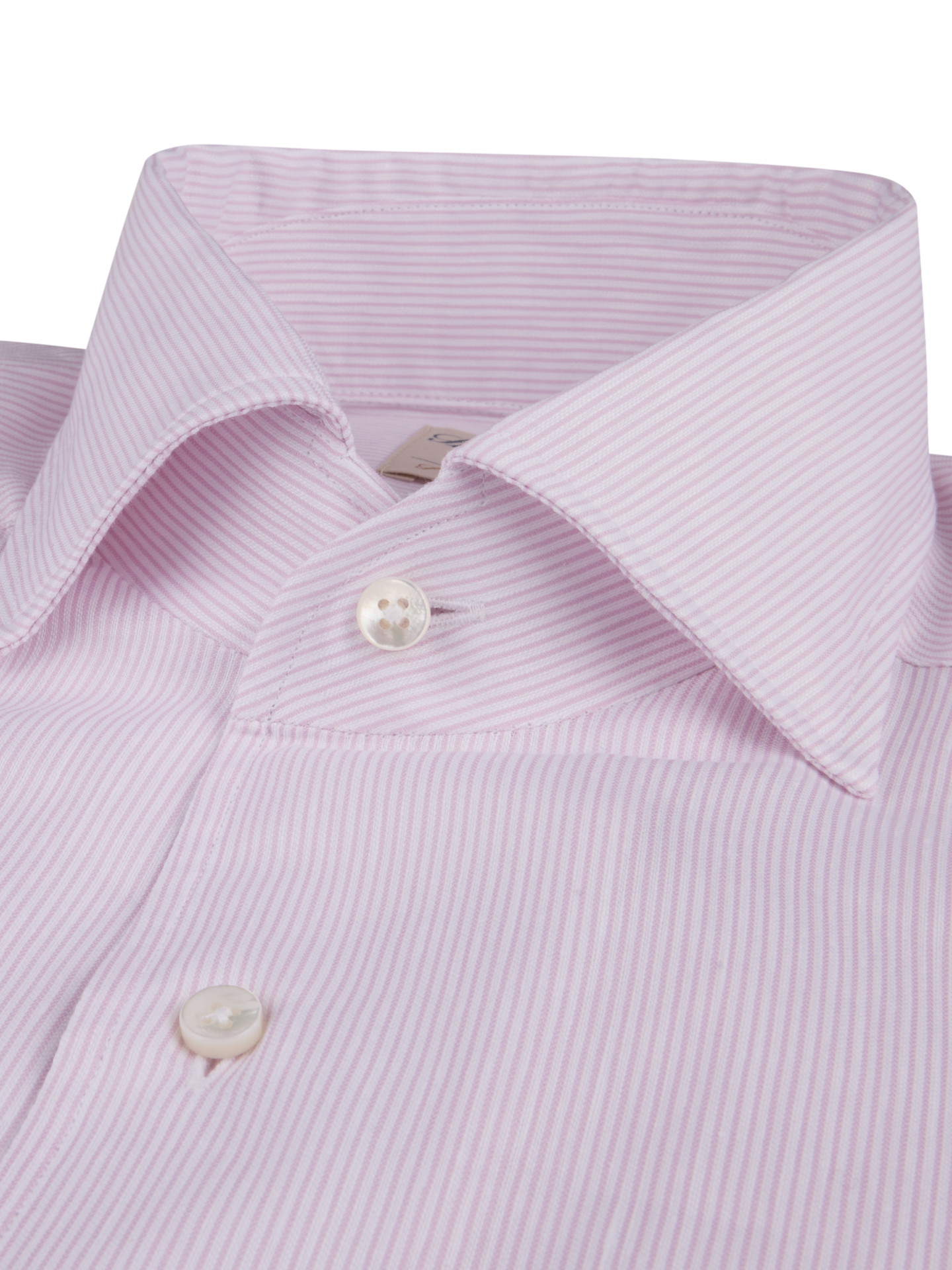 Light pink Striped Cotton/Linen Shirt