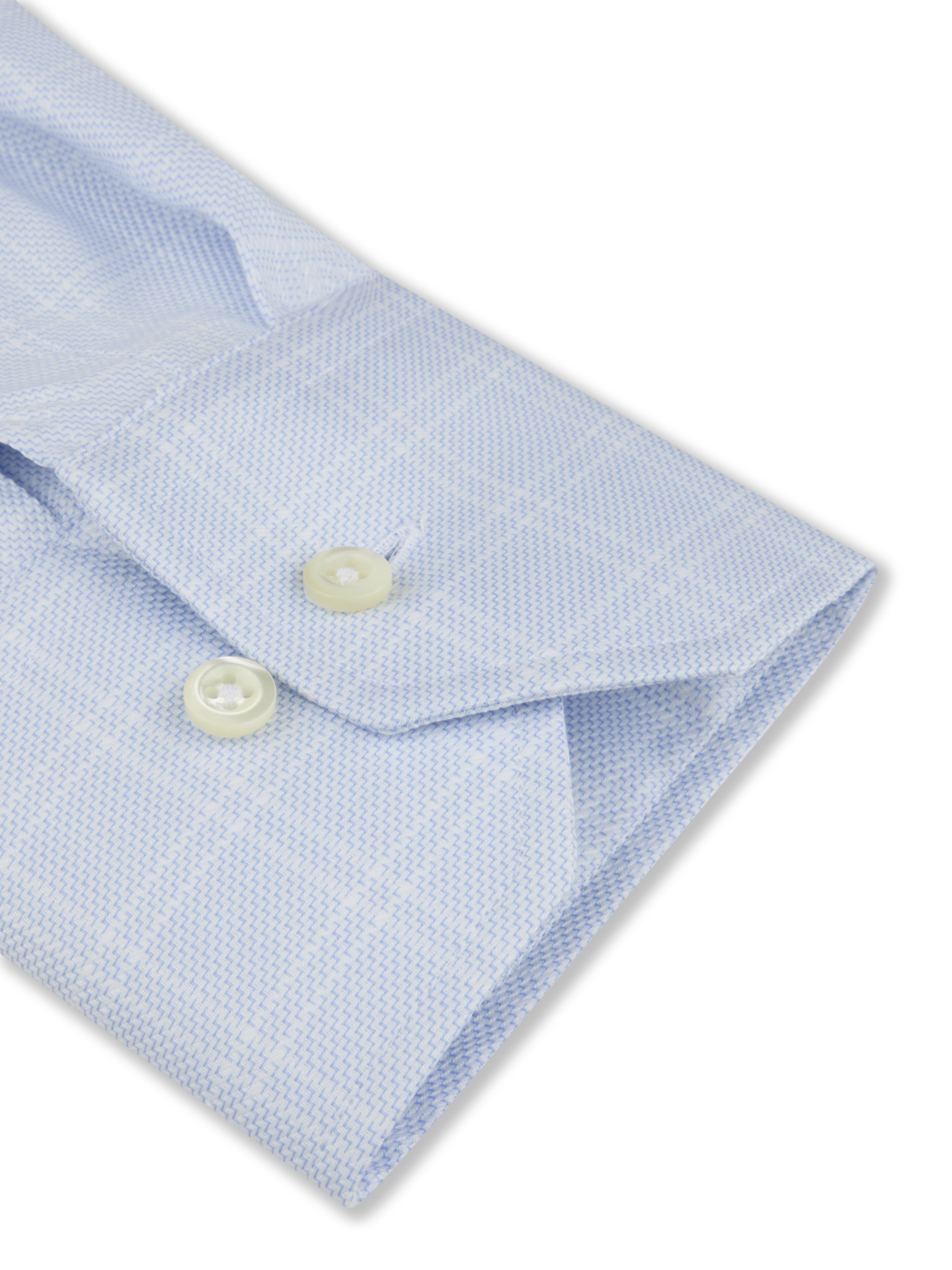 Light blue Checked Stretch Shirt
