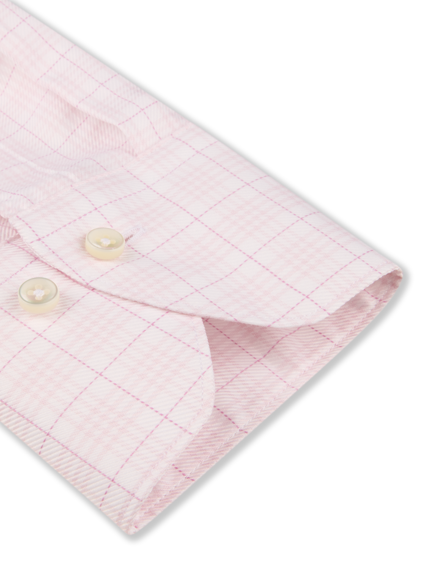 Light pink Checked Twill Shirt